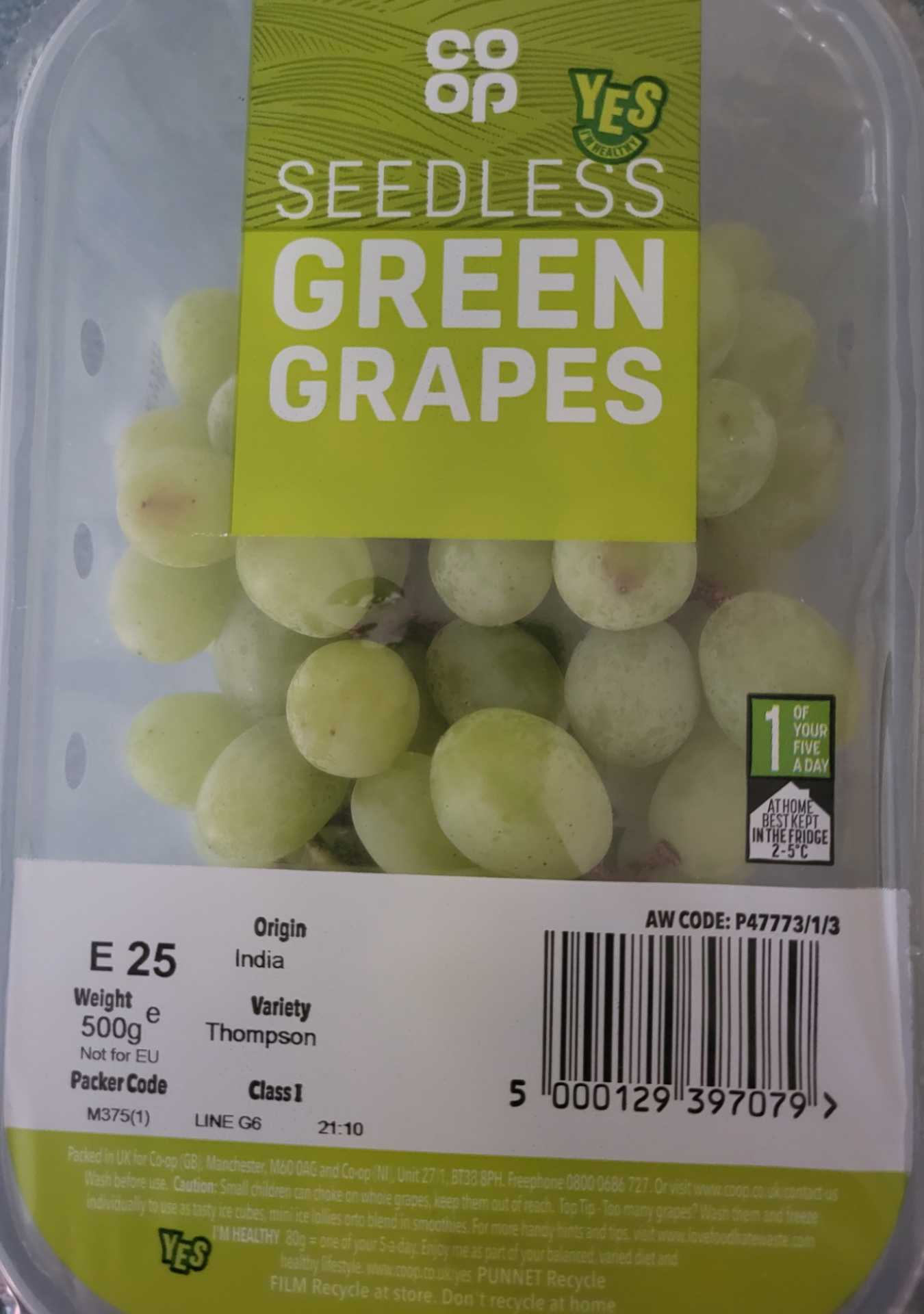 Seedless Green Grapes