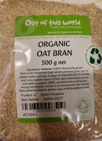 Organic Oat Bran