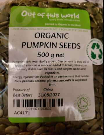 Organic Pumpkin Seeds