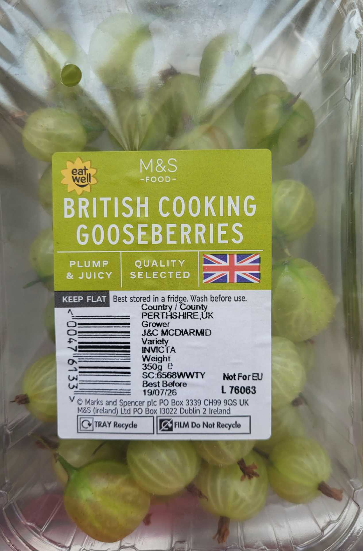British Cooking Gooseberries