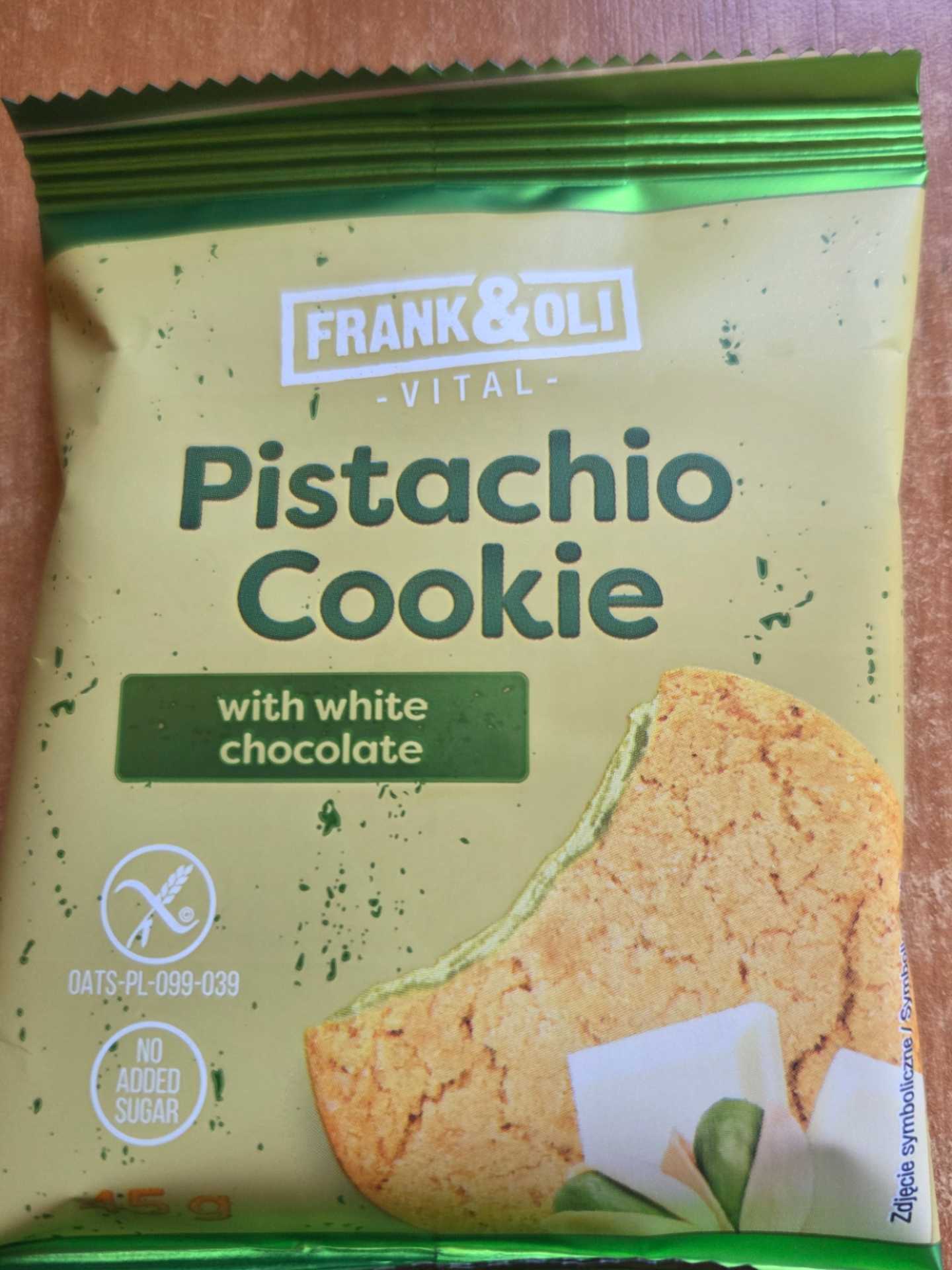 Ciastko z nadzieniem pistacjowym