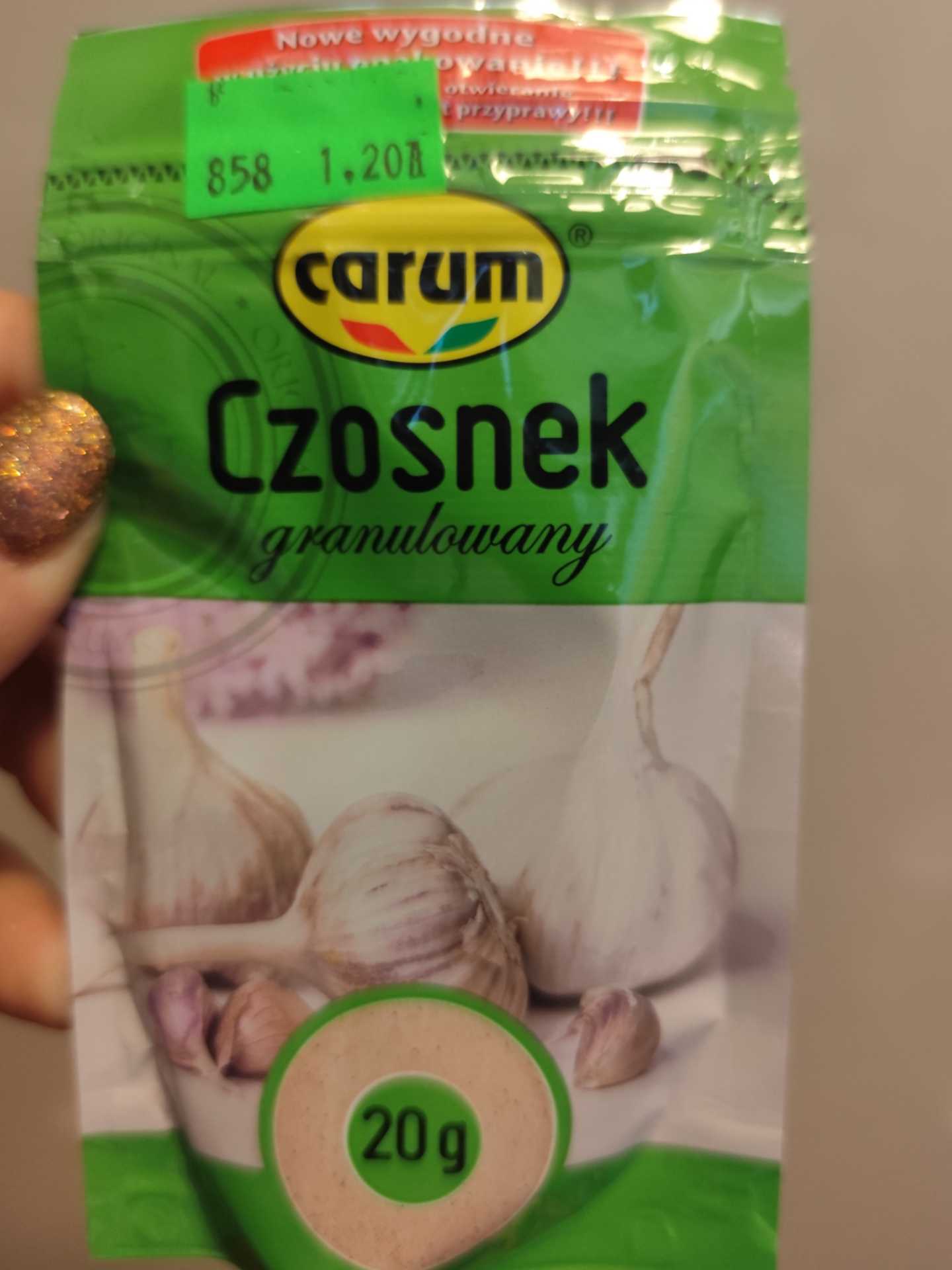 Czosnek granulowany