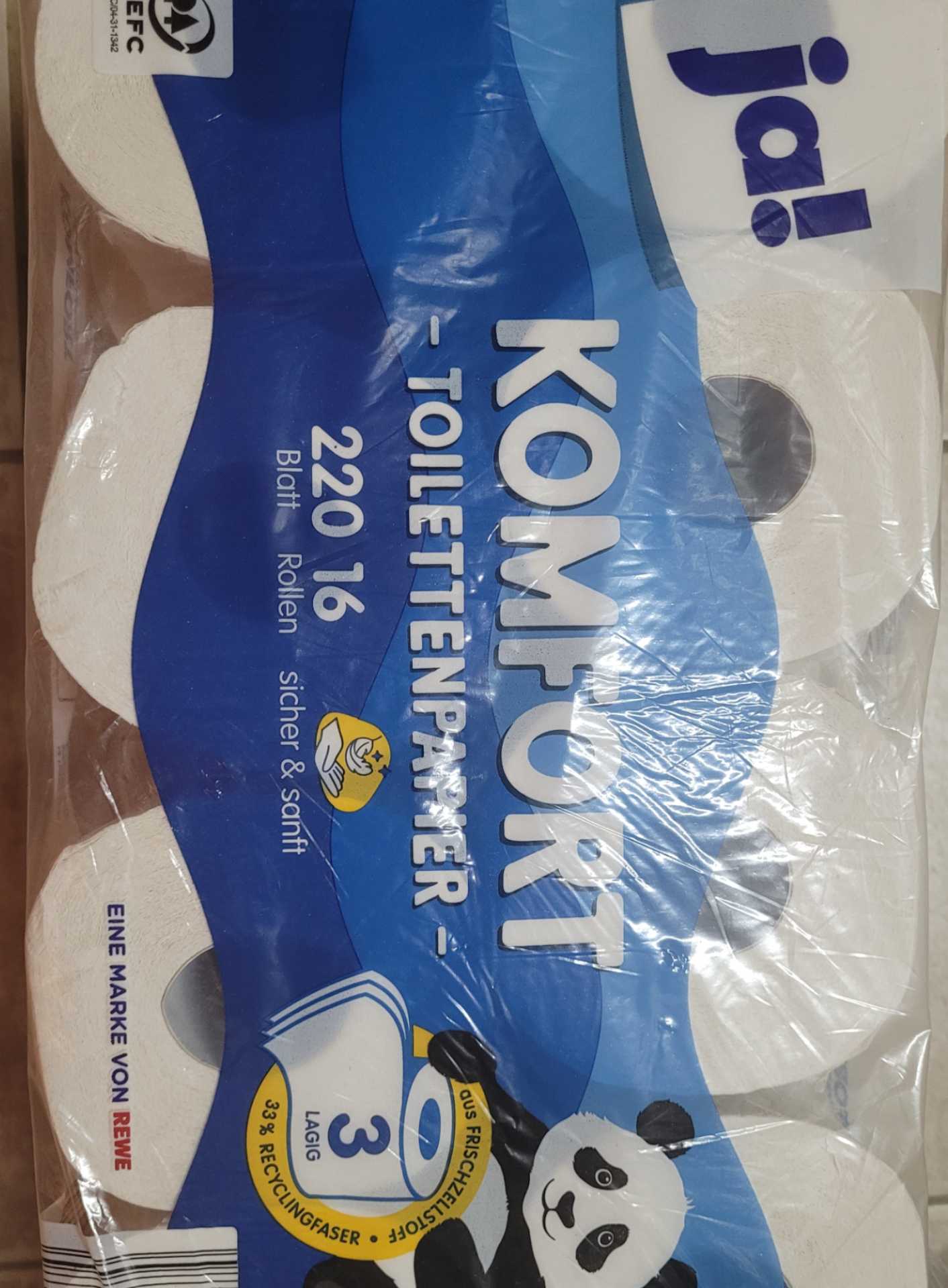 Komfort Toilettenpapier
