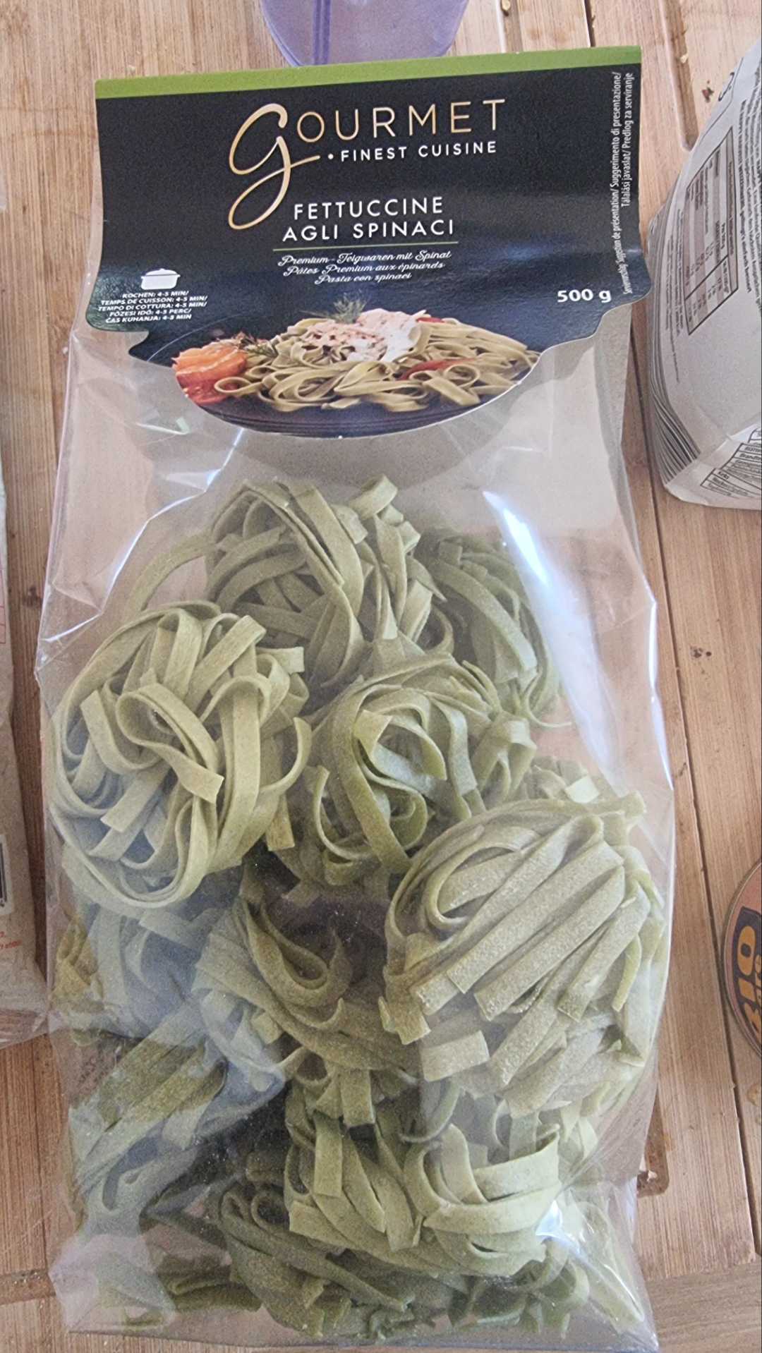 Fettuccine agli spinaci