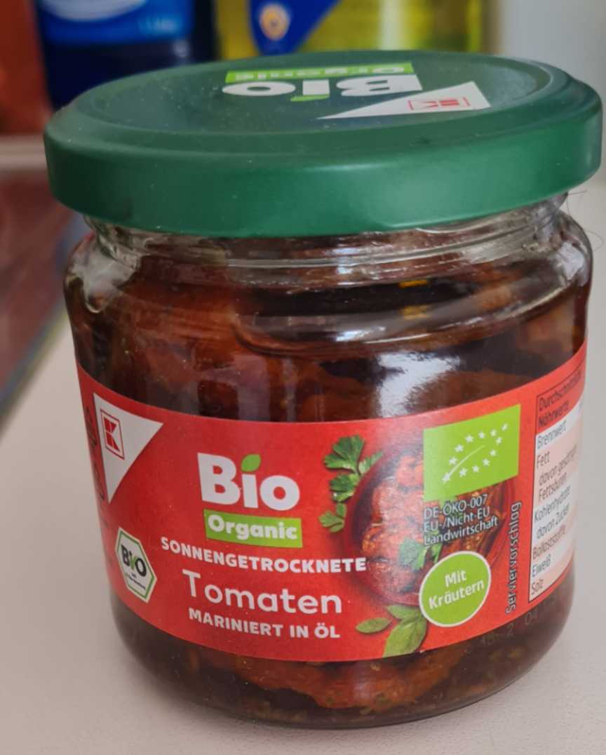 Tomaten, getrocknet und mariniert in Öl