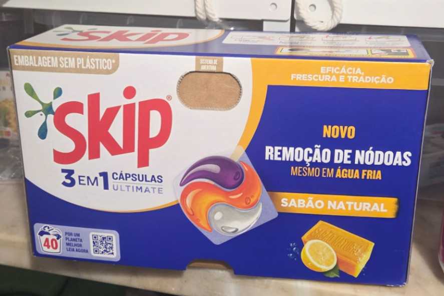 Detergente roupa capsulas