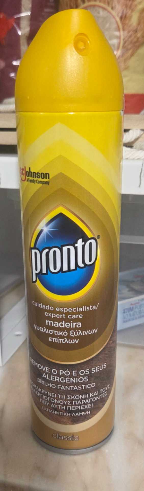 Spray para limpar pó