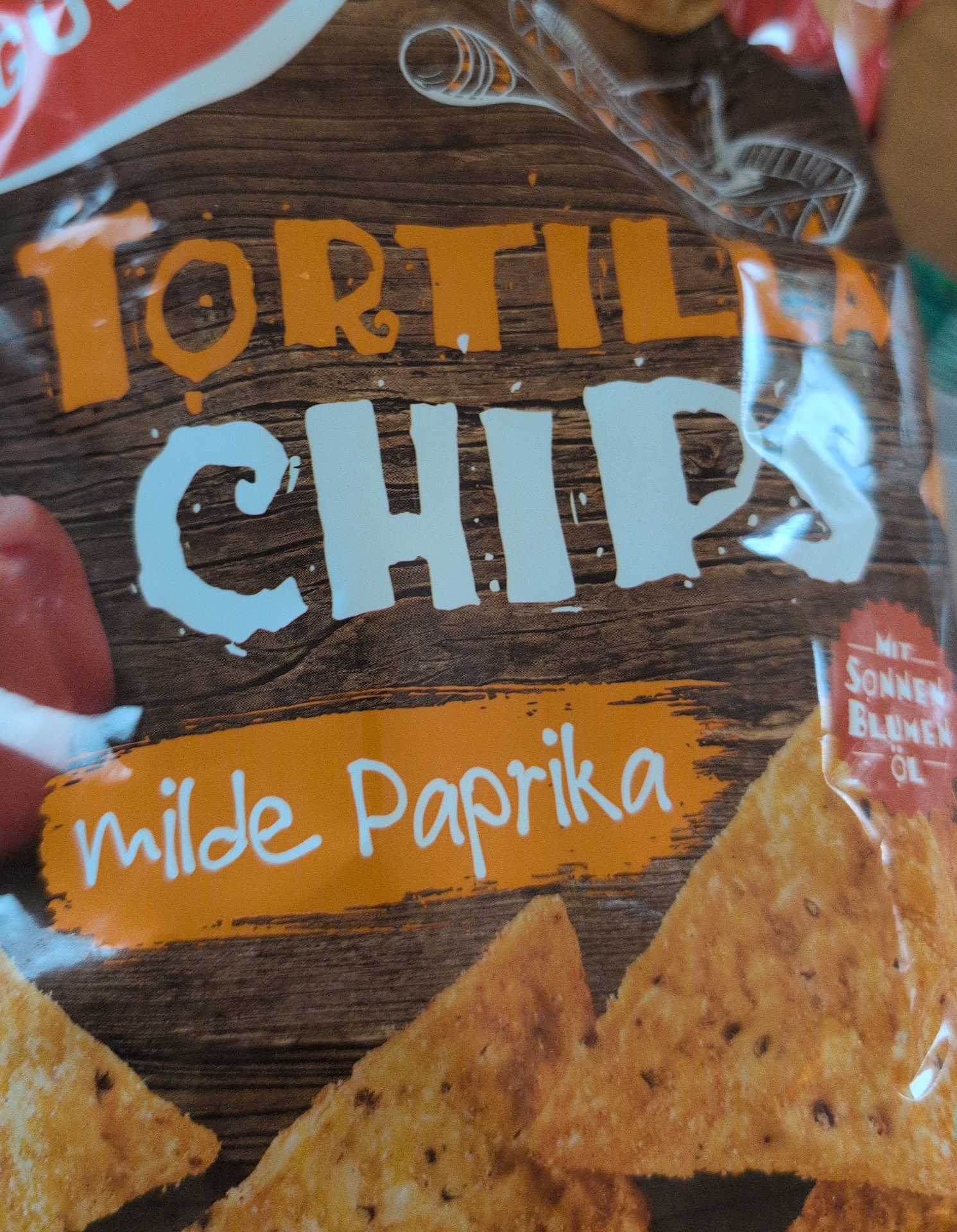 Tortilla Chips milde Paprika