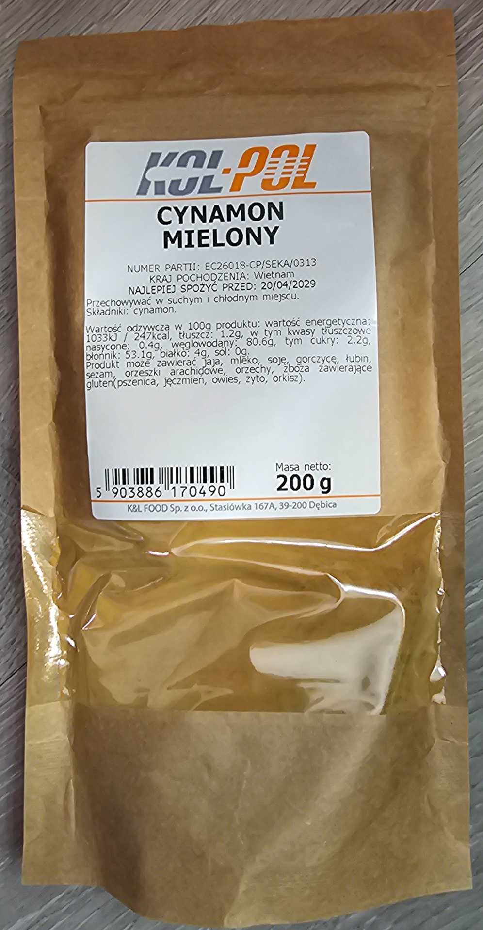 Cynamon mielony
