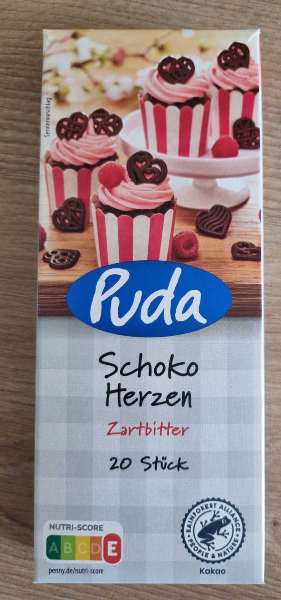 Schoko Herzen Zartbitter