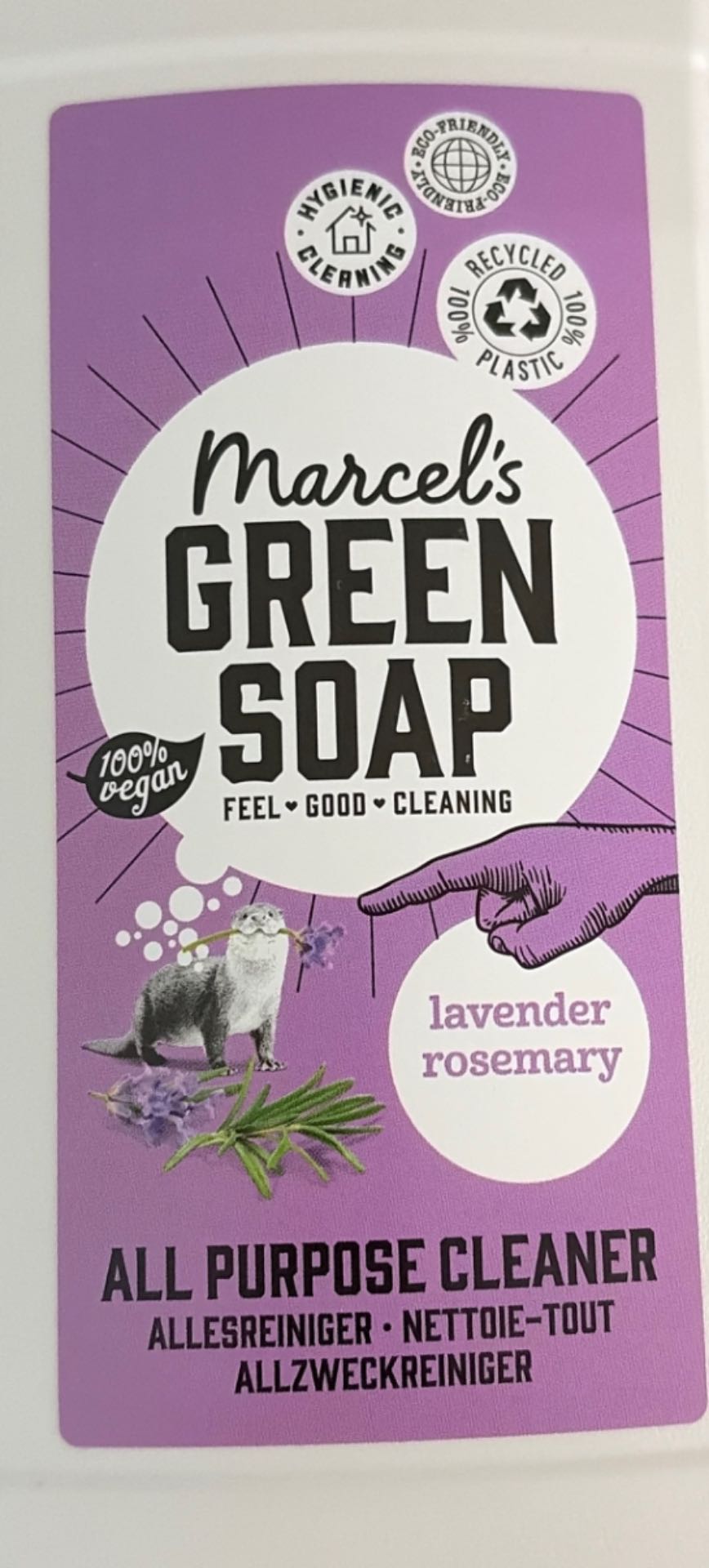 Groene zeep lavender