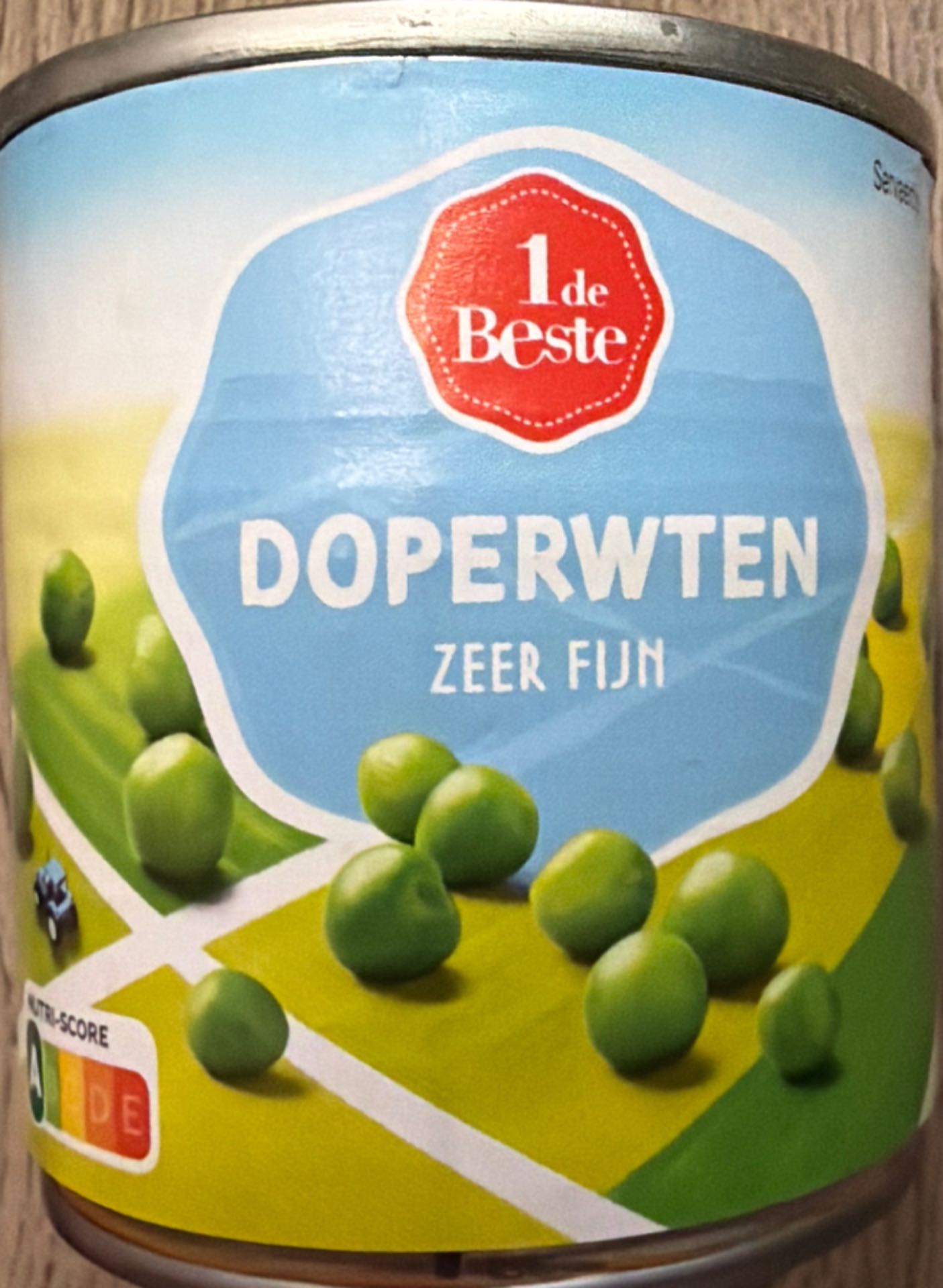 Doperwten zeer fijn