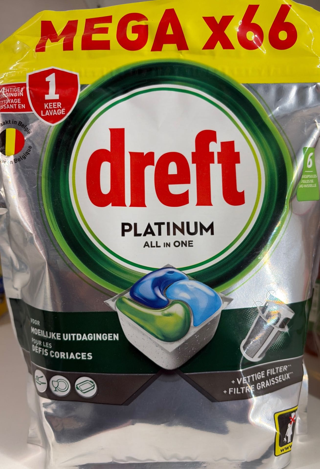 Vaatwastablet Platinum all in one