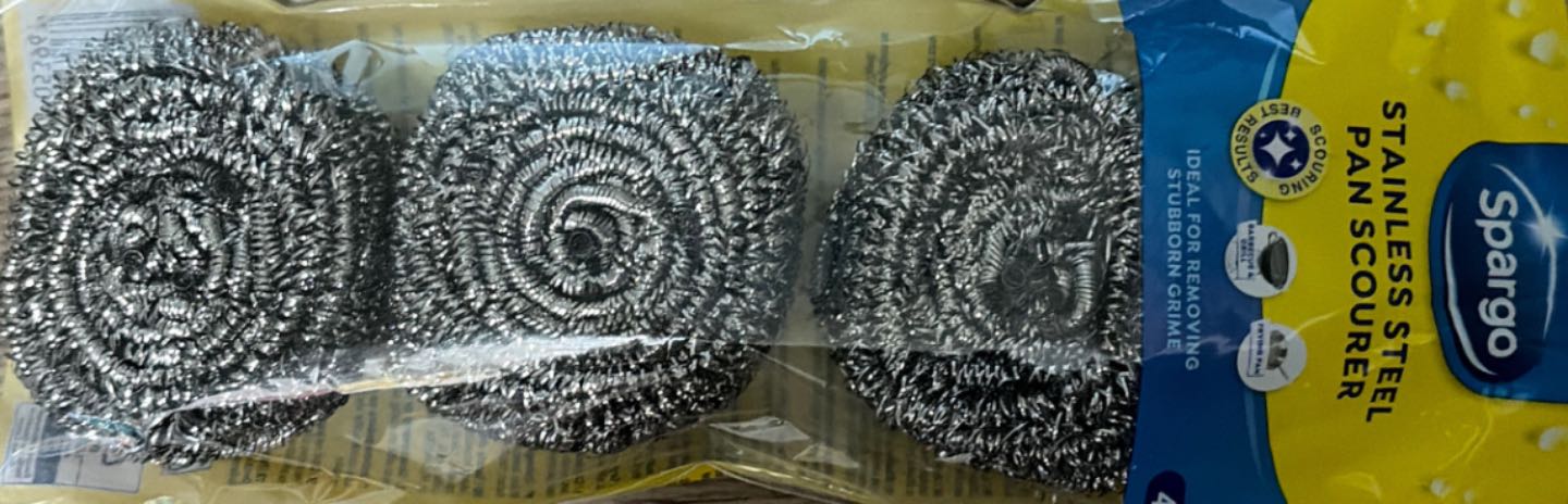 Pannenspons RVS