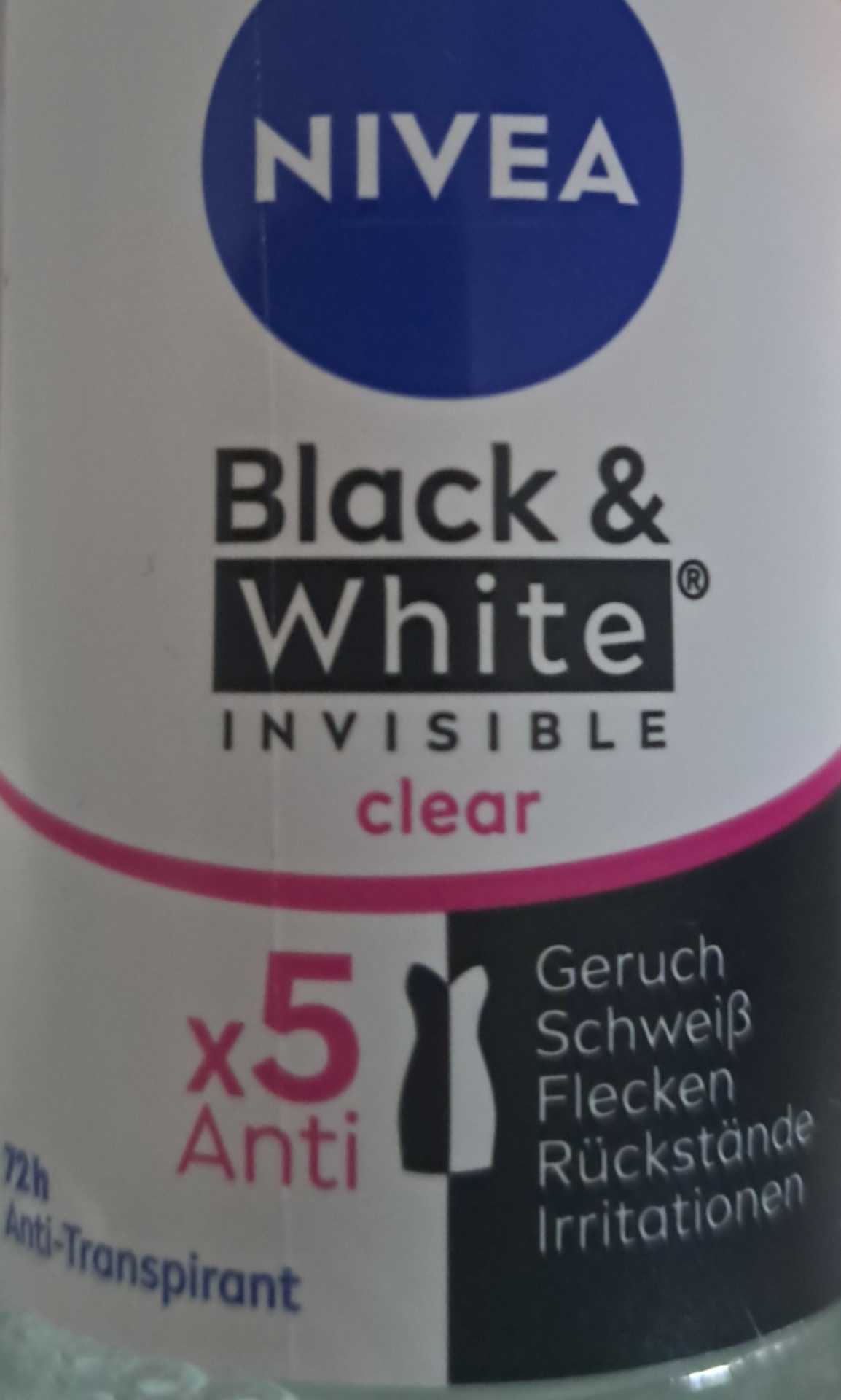 Black & White Invisible Deo