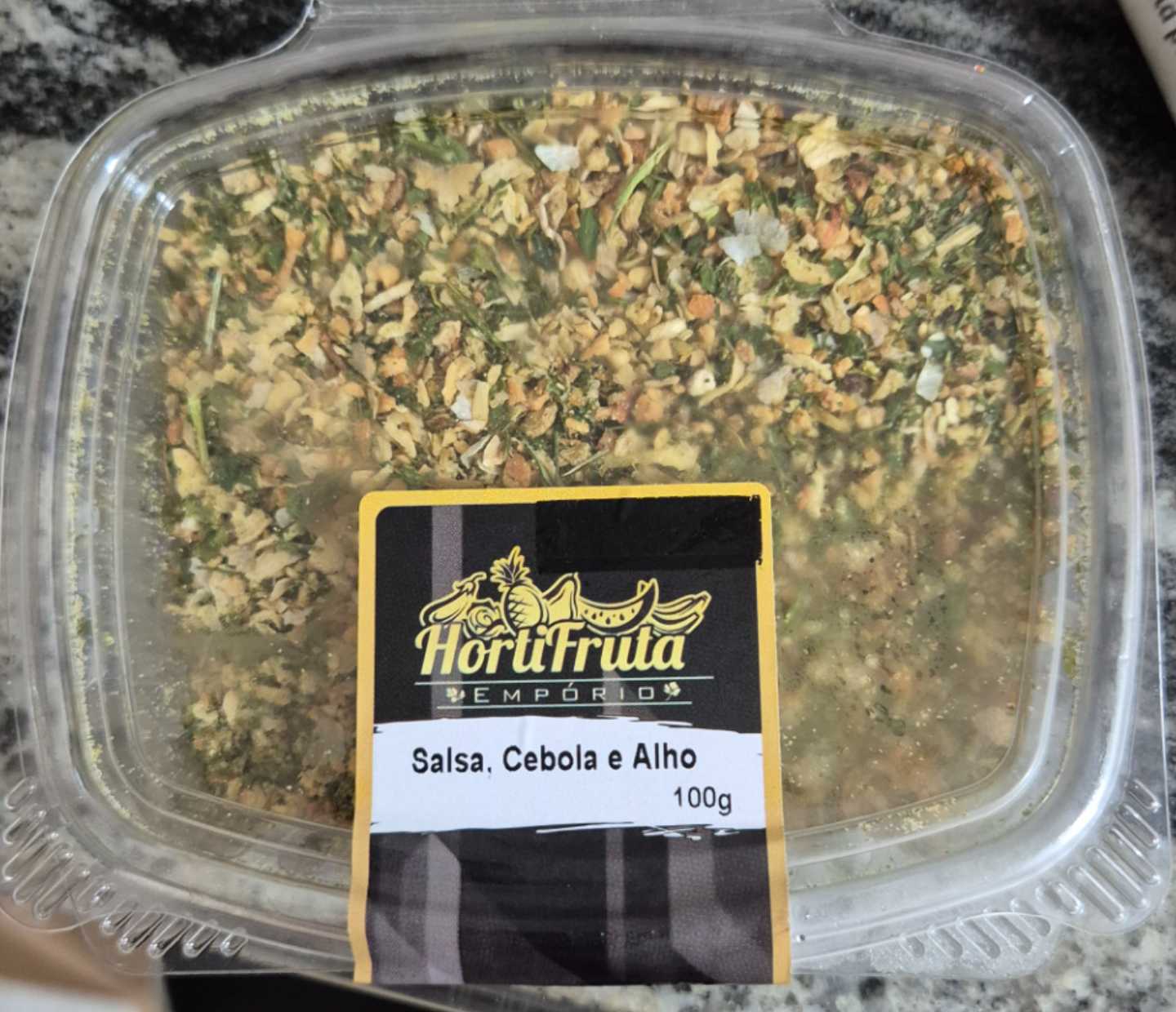 Salsa, cebola e alho