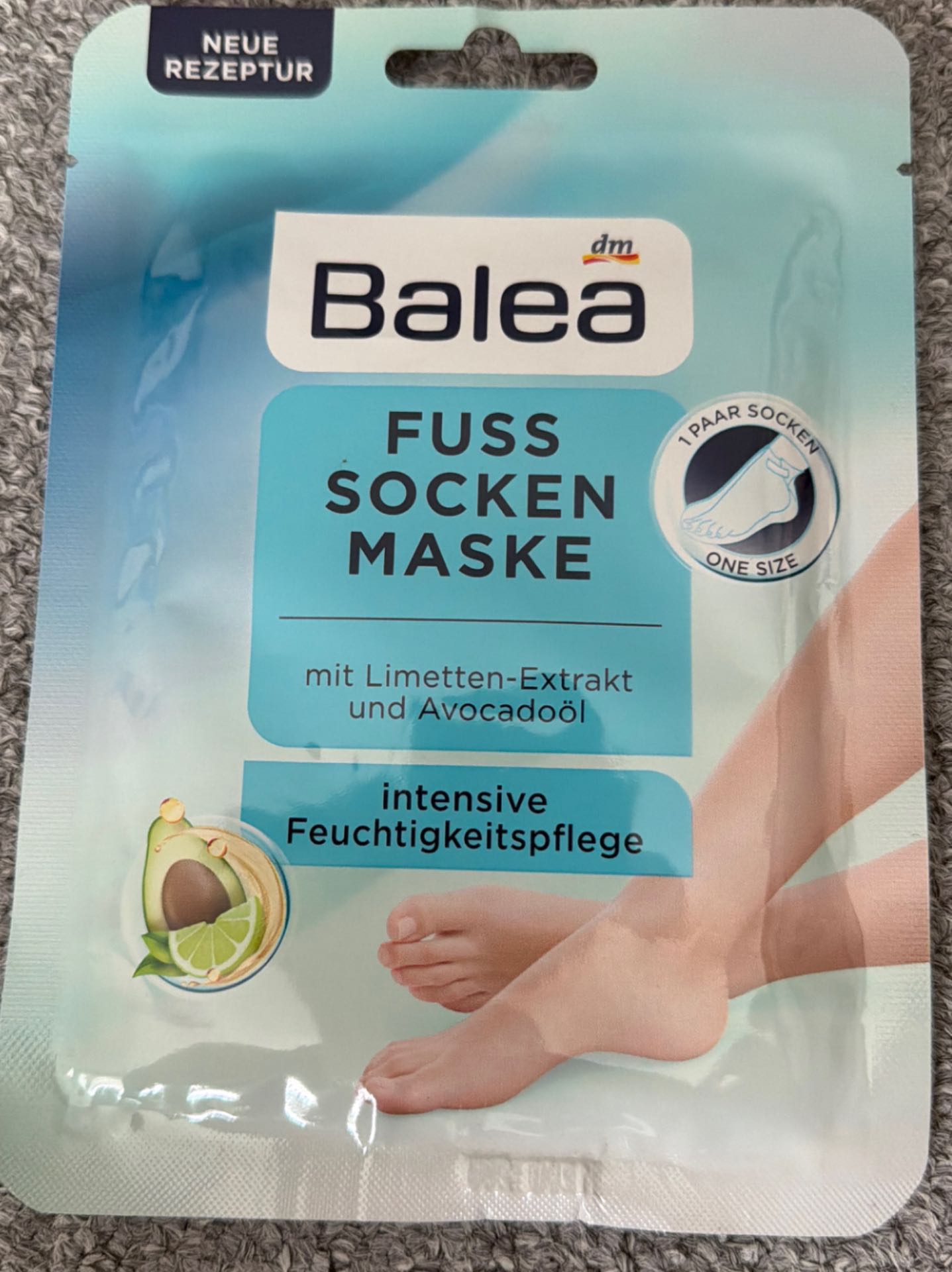 Fuss Socken Maske