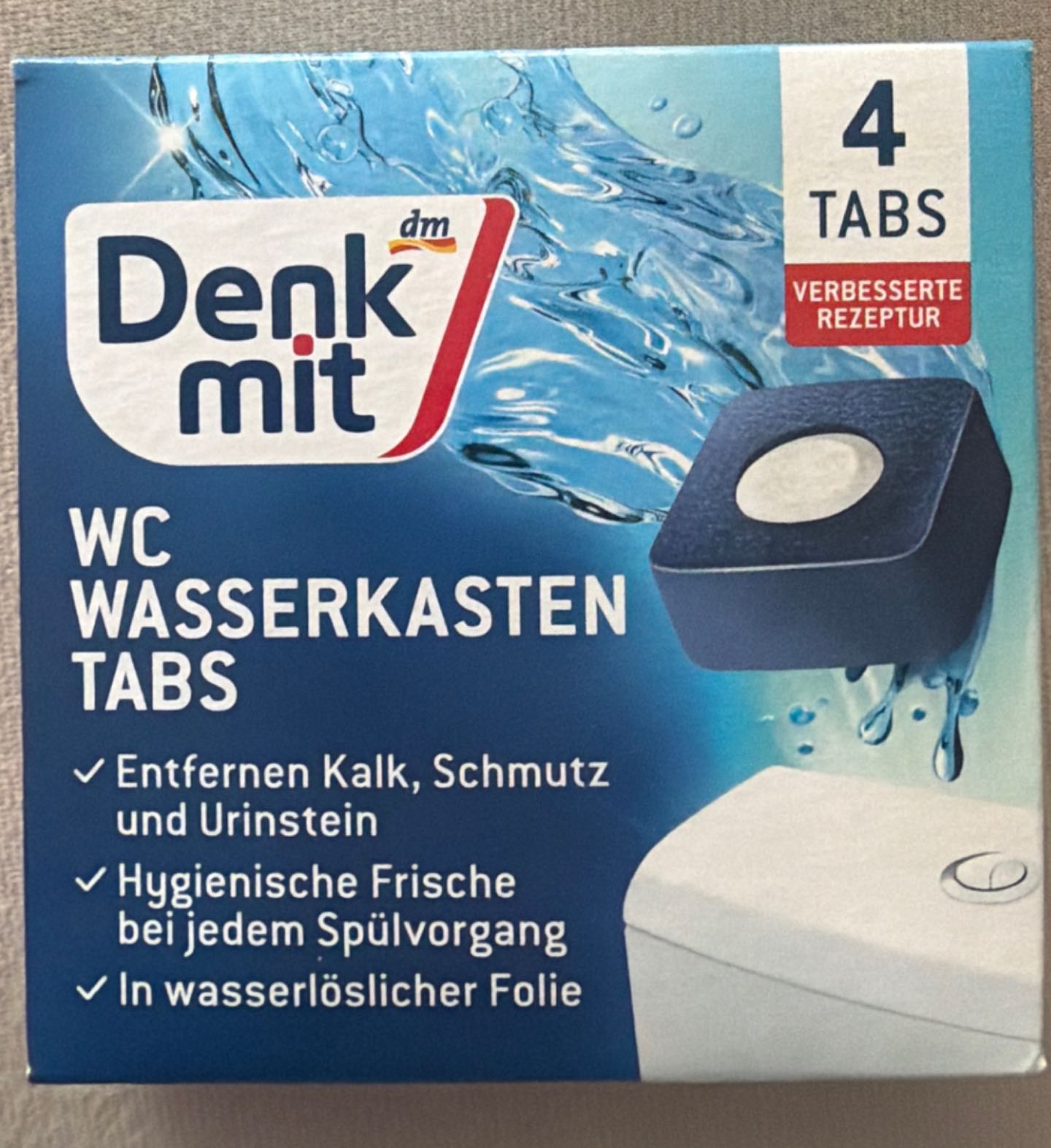 WC wasserkasten Tabs