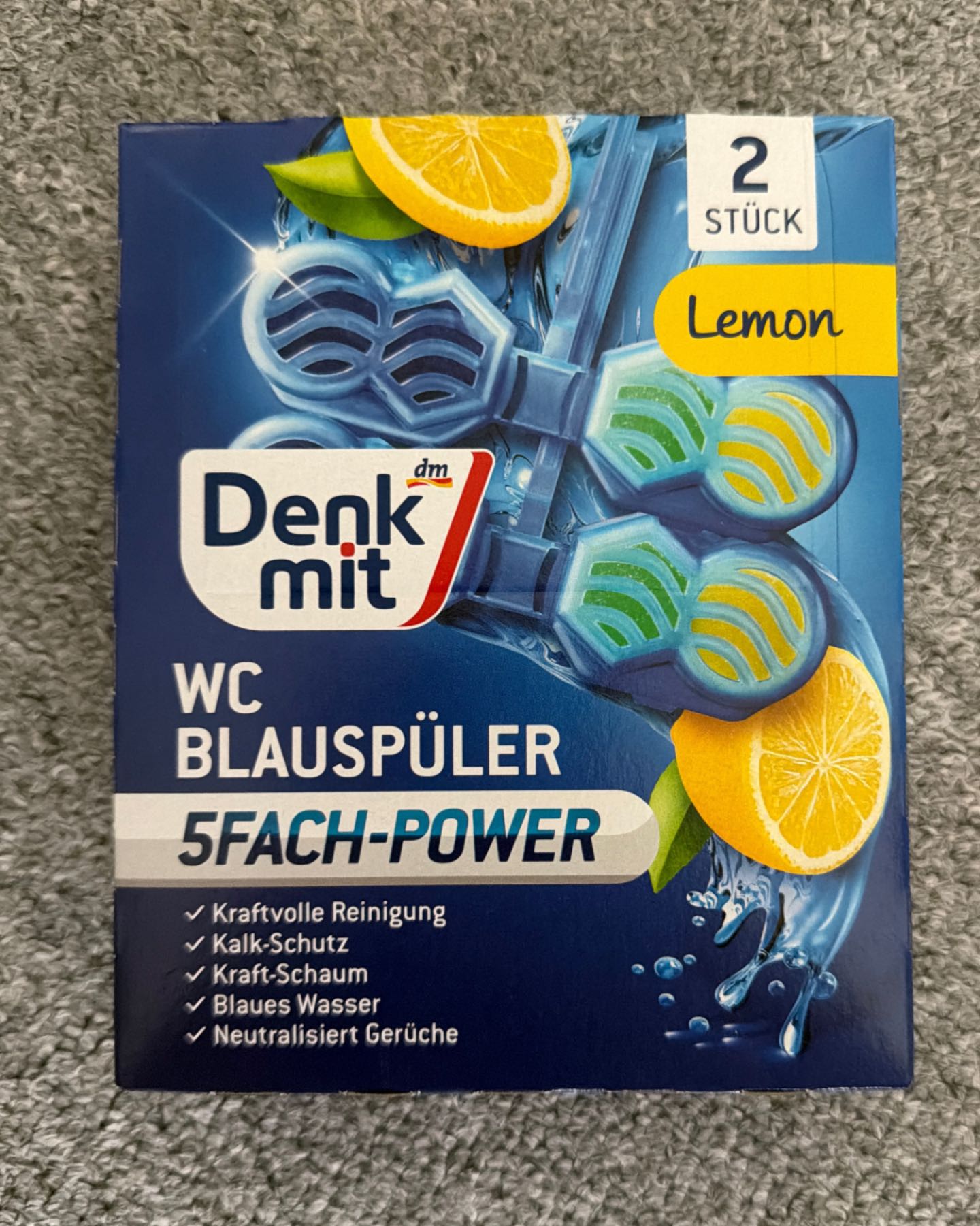 WC Blauspüler Lemon