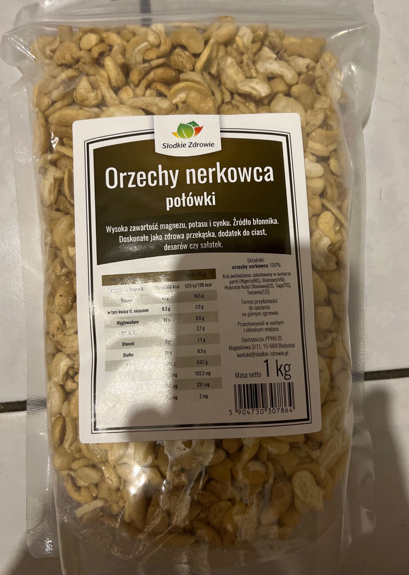 Orzechy nerkowca