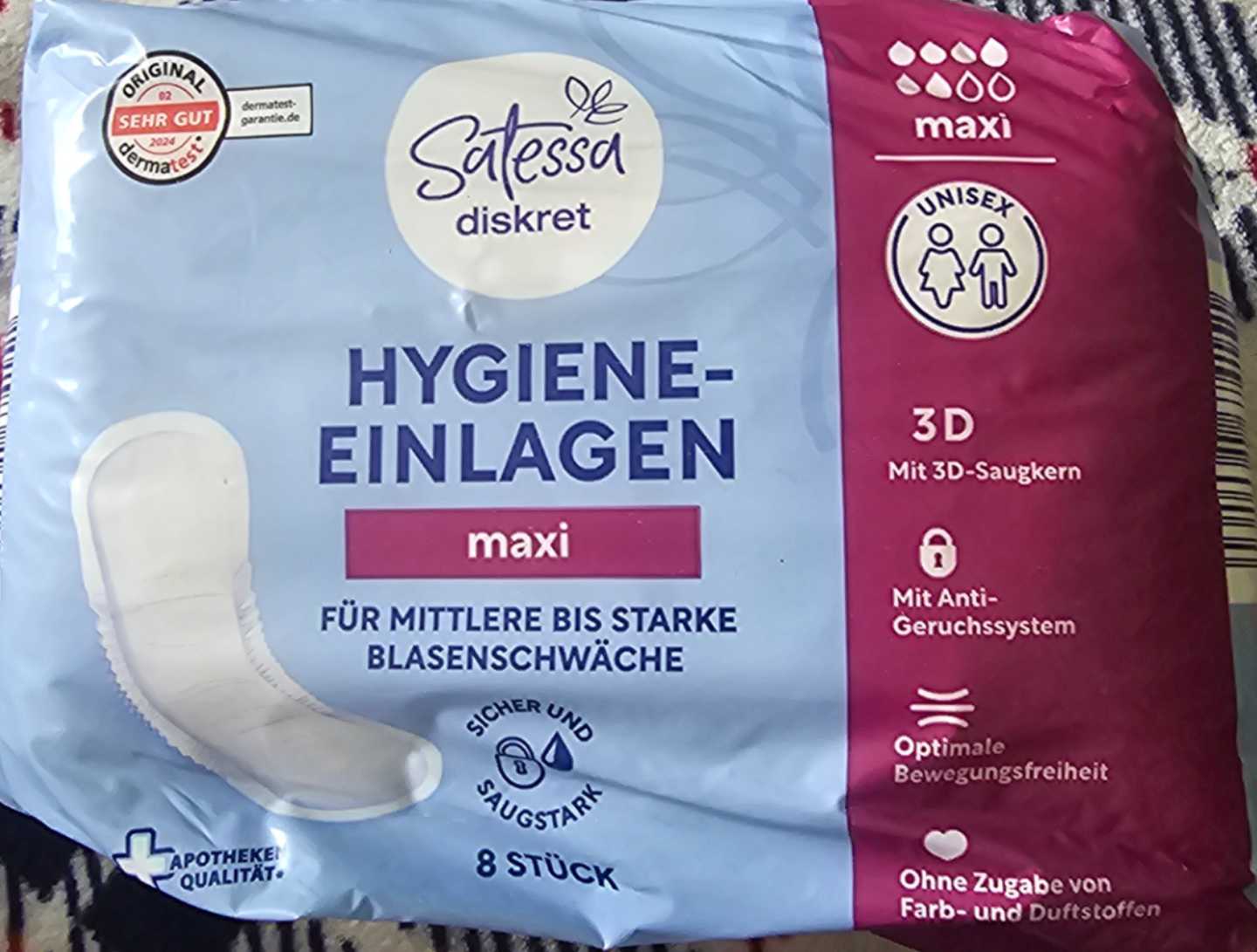 Hygiene-Einlagen maxi