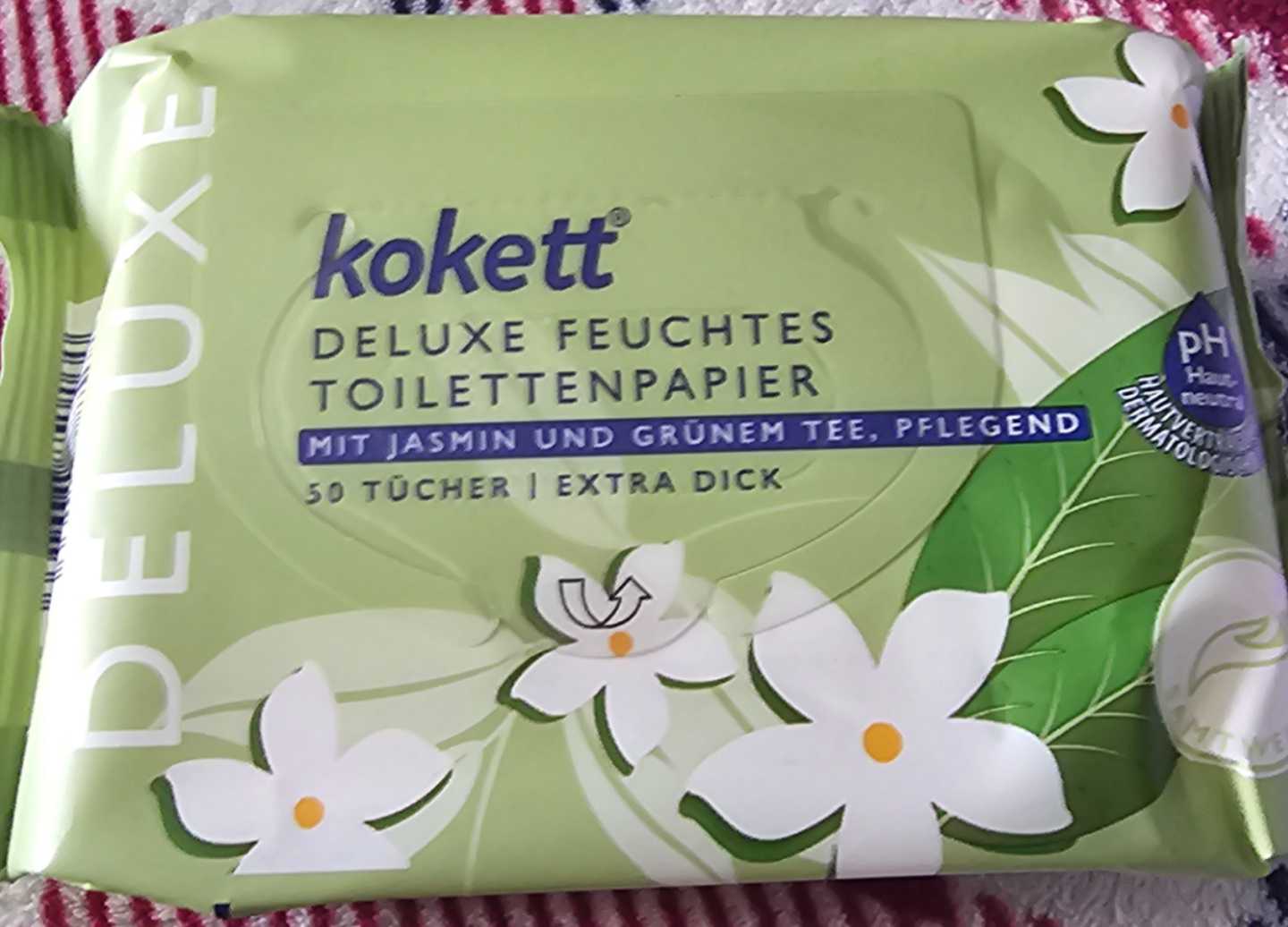 Feuchtes Toilettenpapier