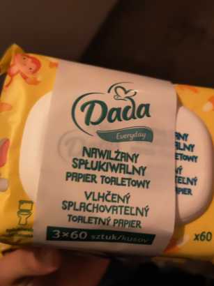 Nawilżany papier toaletowy banan