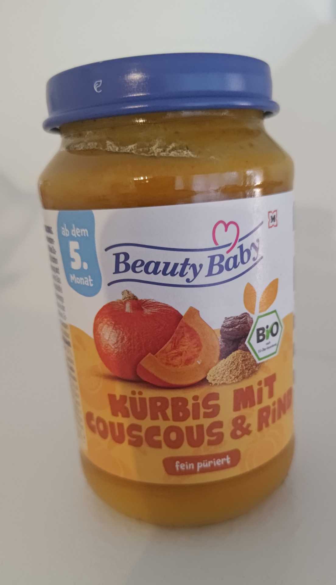 Kürbis mit Couscous & Rind Bio