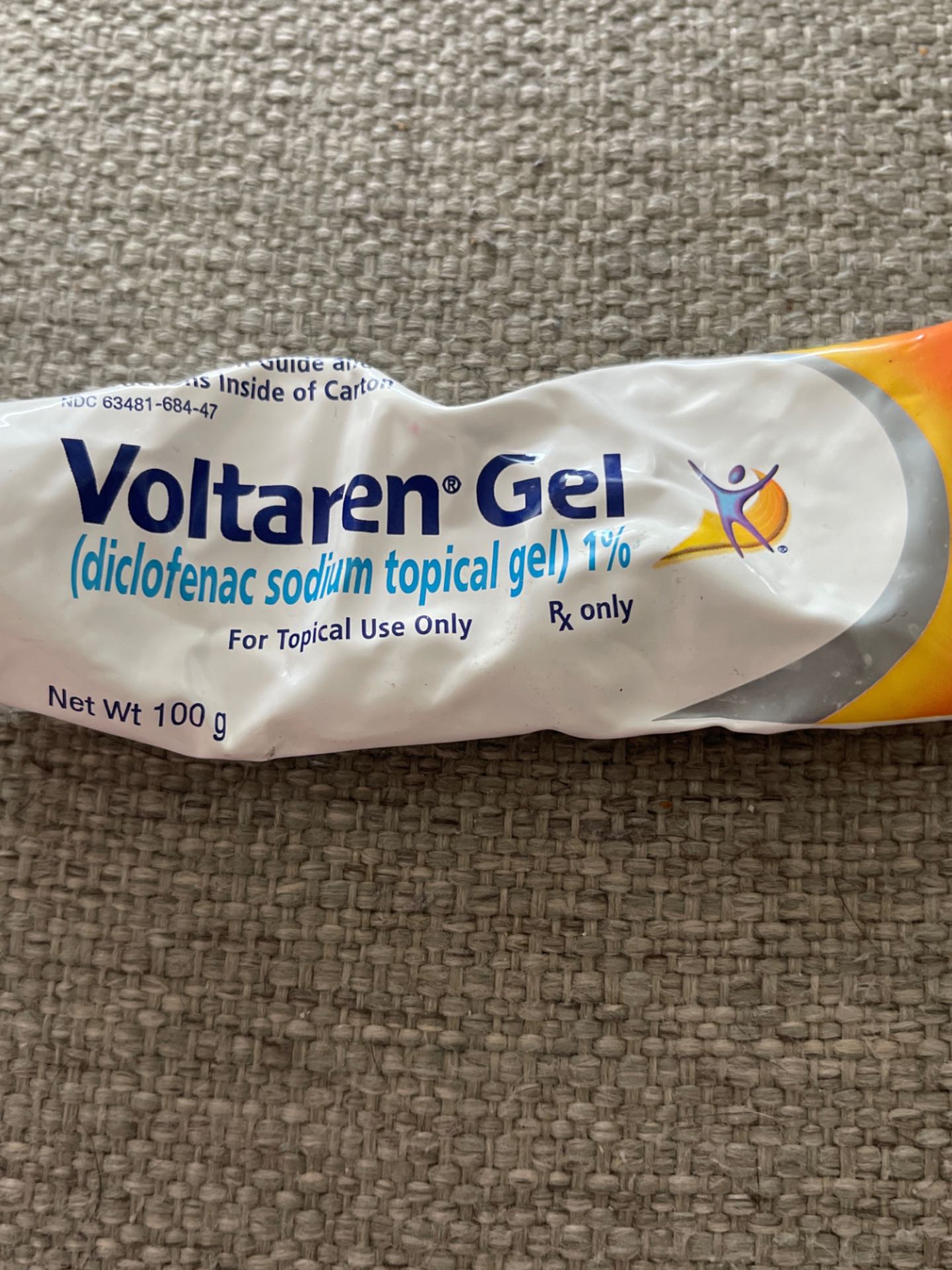 Voltaren gel for pain relief