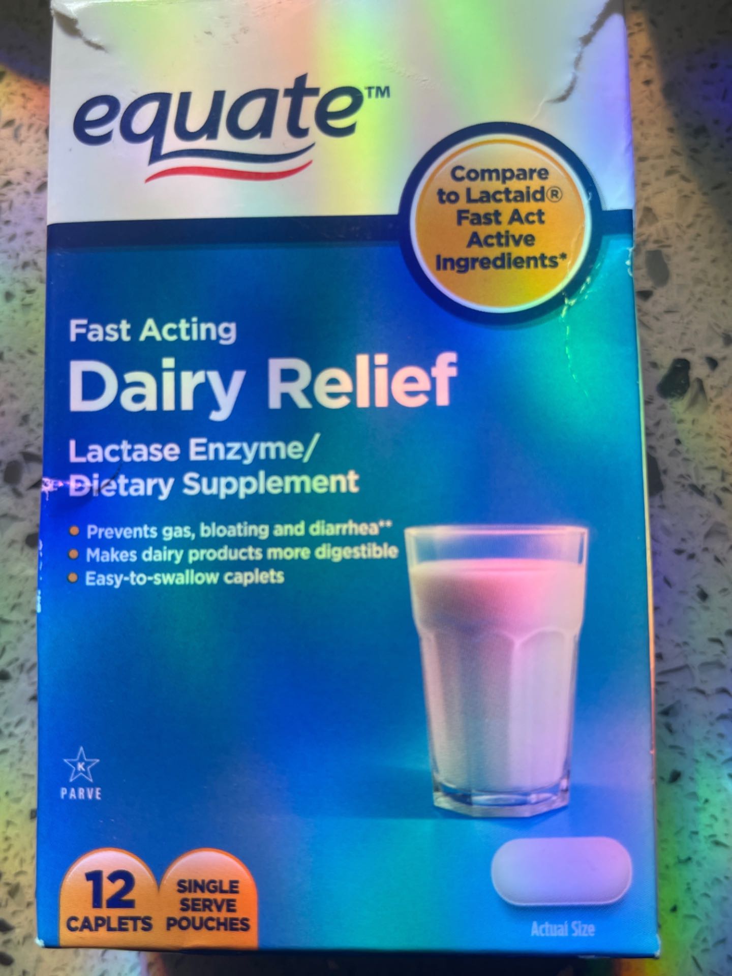 Fast acting dairy relief, Lactaid