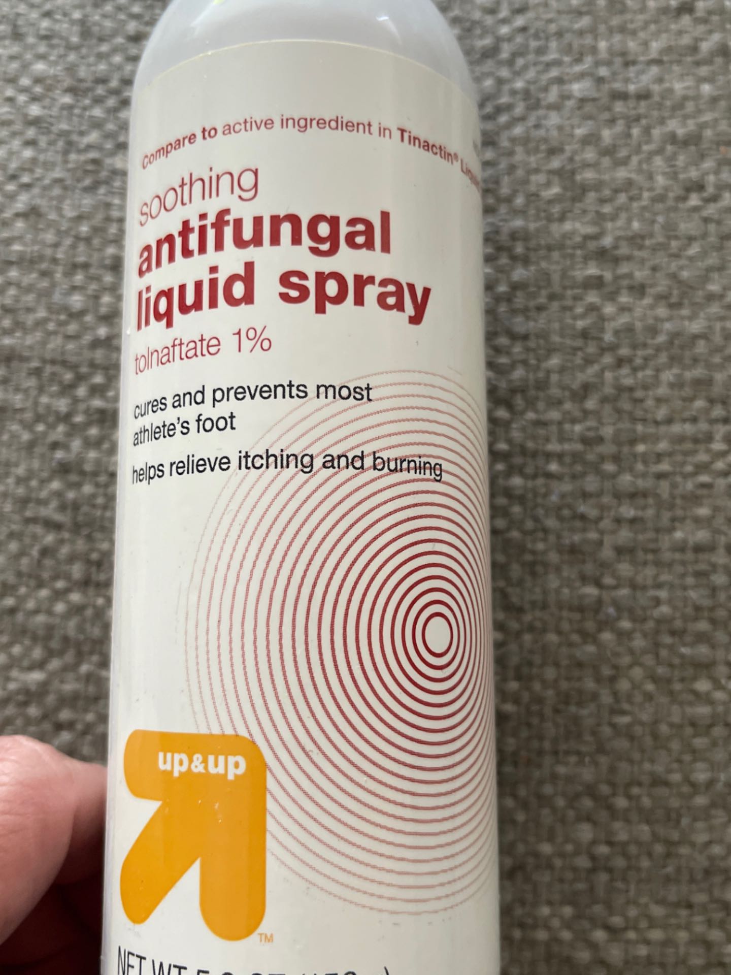 Soothing antifungal liquid spray
