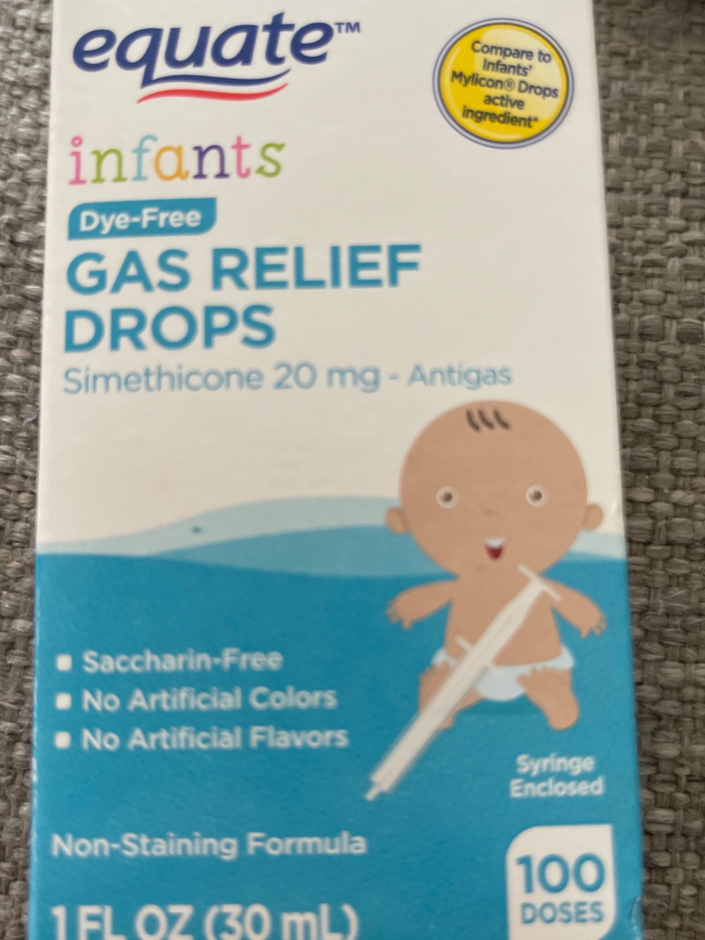 Infant gas relief drops