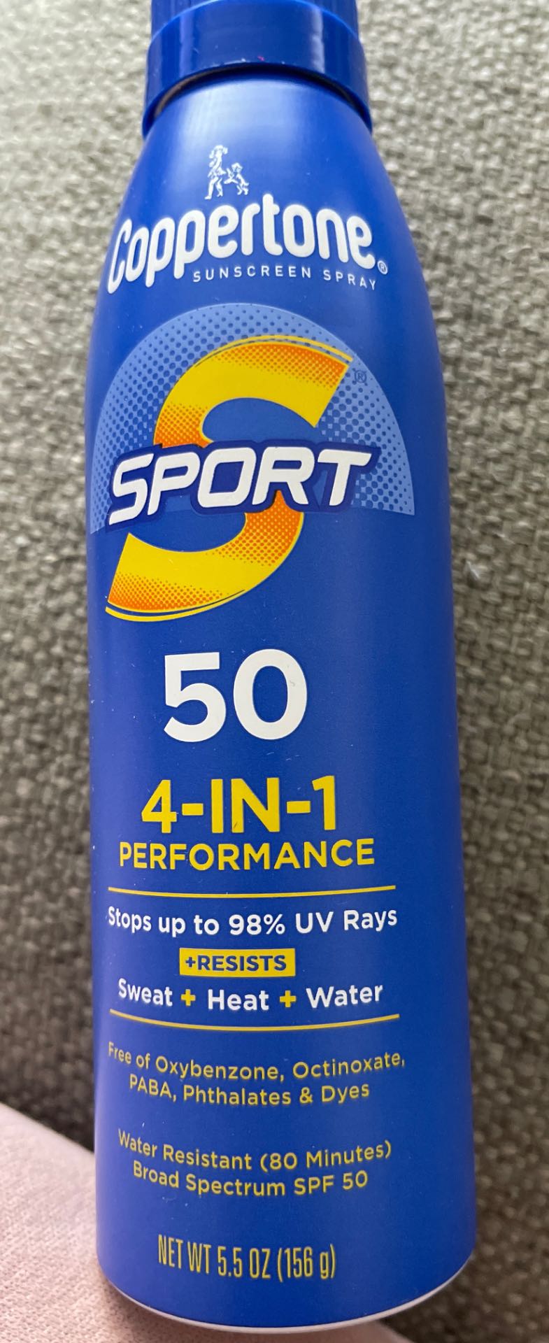 Sport 50 SPF and one performance sunscreen