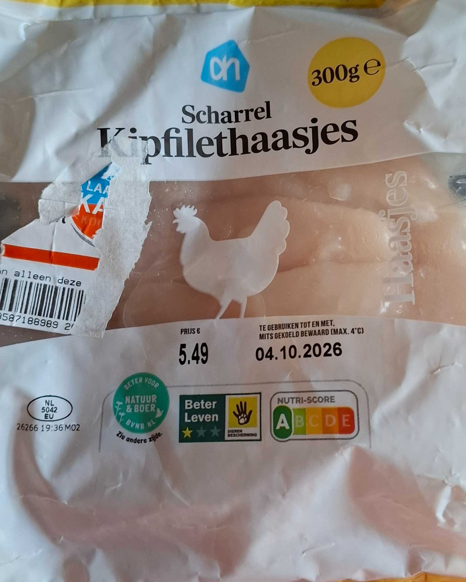 Scharrel kipfilethaasjes