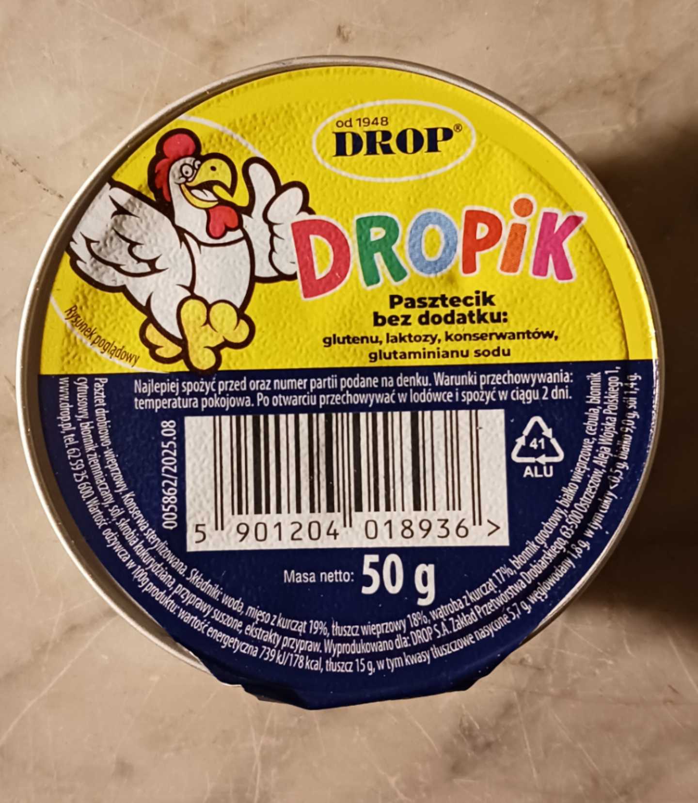Dropik pasztet