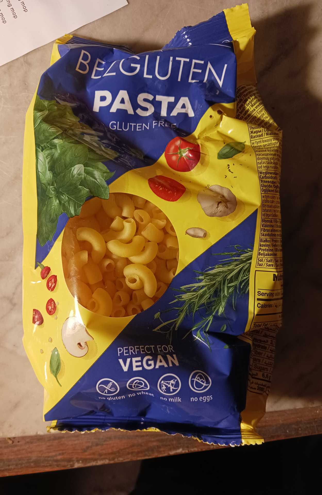 Makaron bezglutenowy kolanka