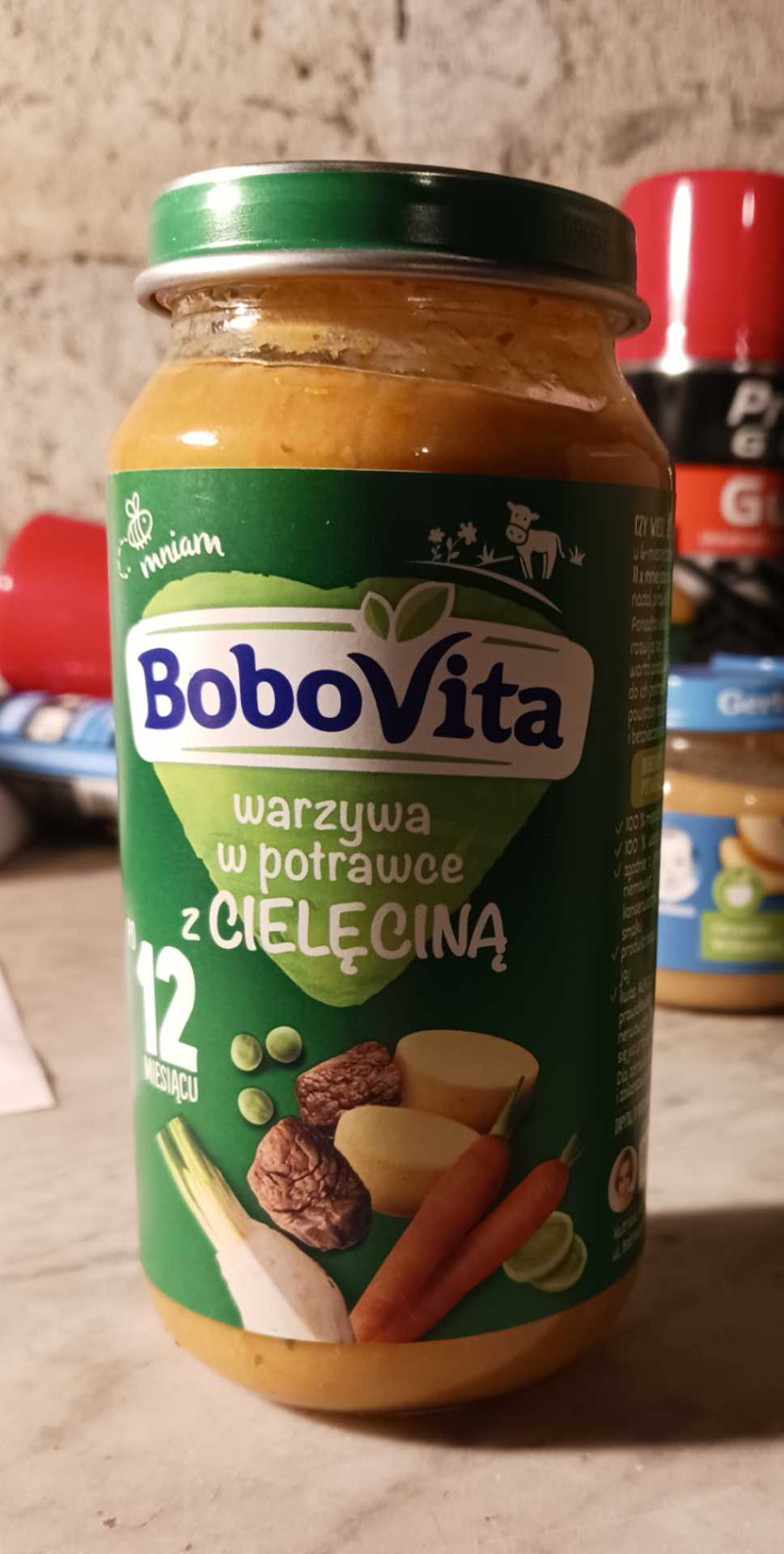 Warzywa w potrawce z cielęciną