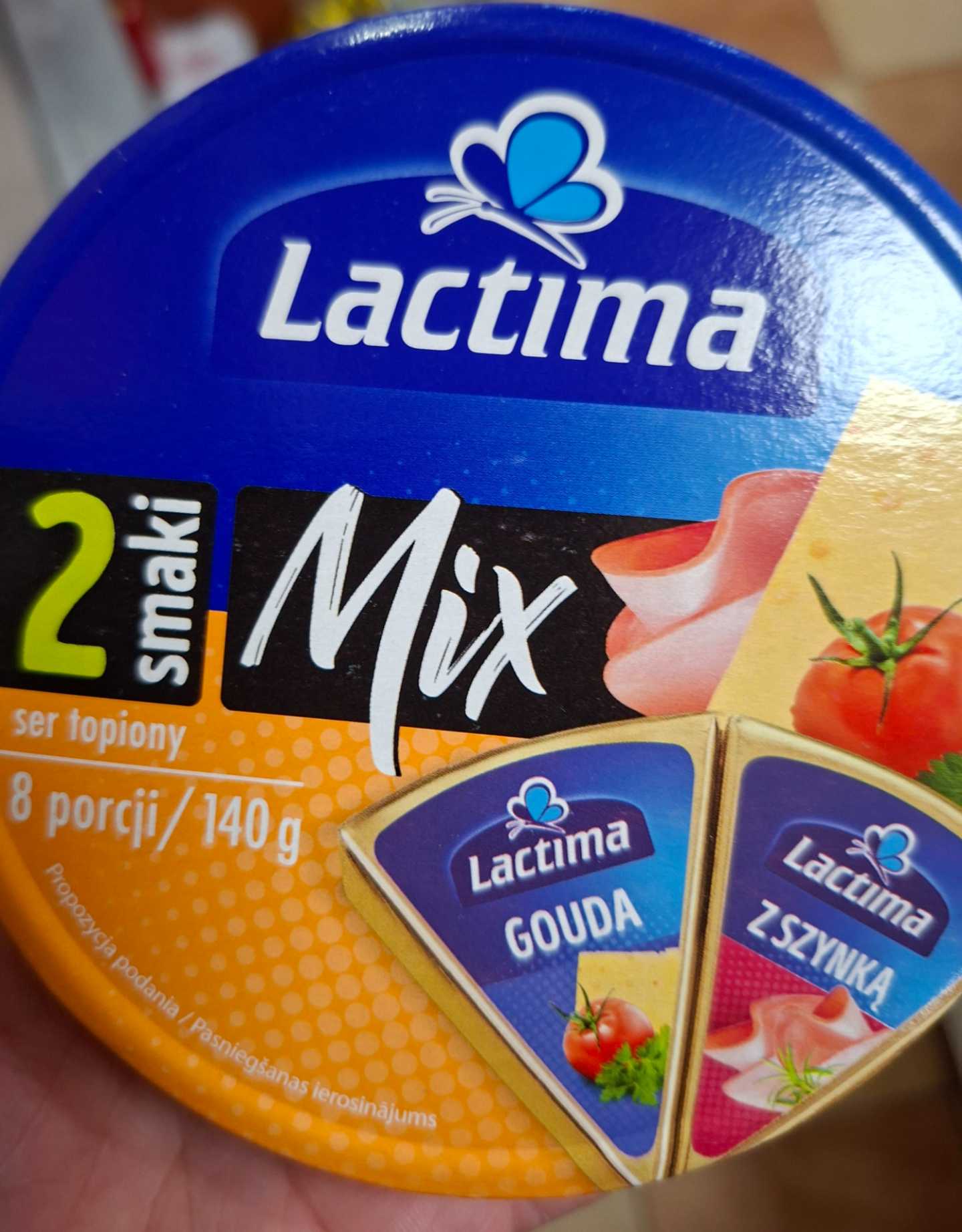 Serek topiony Mix 2 smaki szynka i gouda