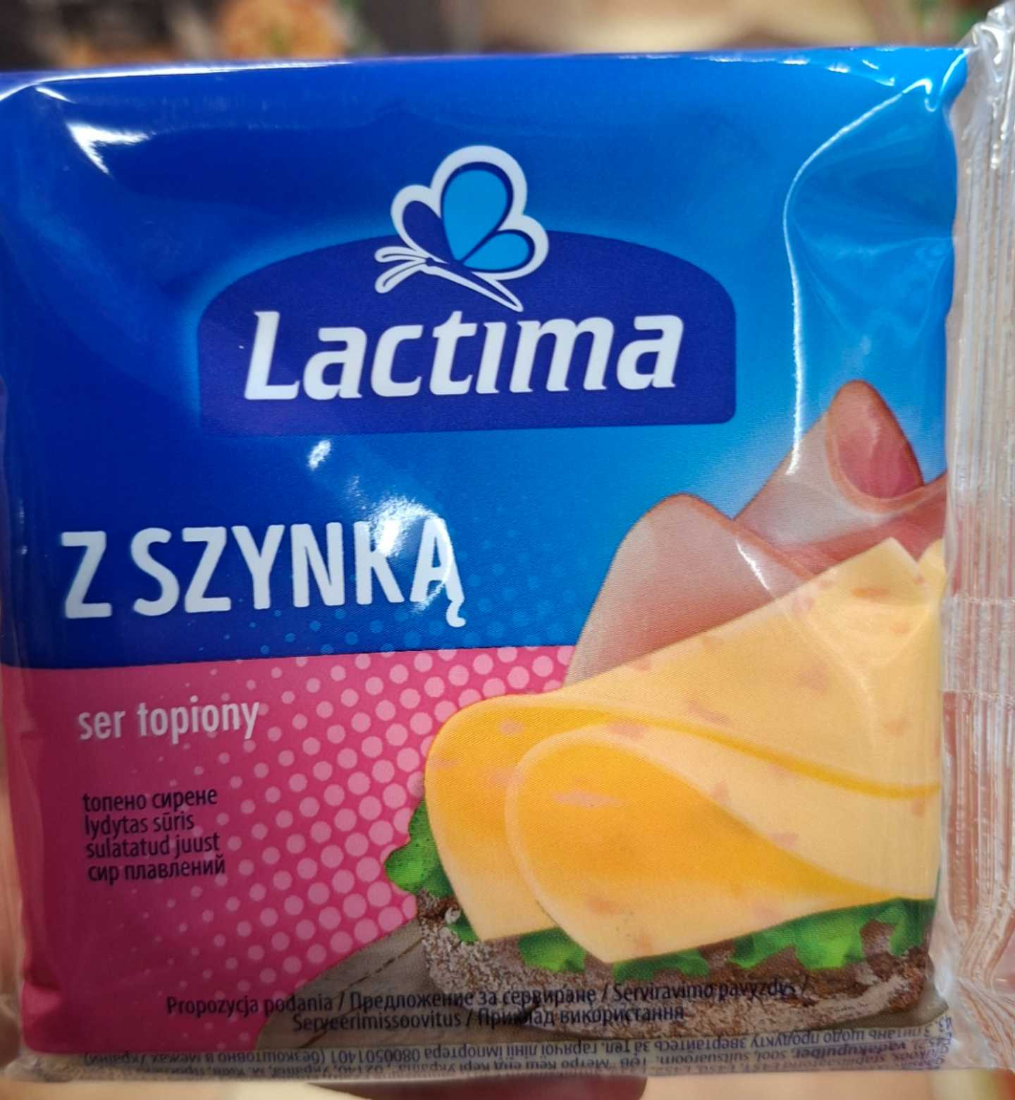 Ser topiony z szynką