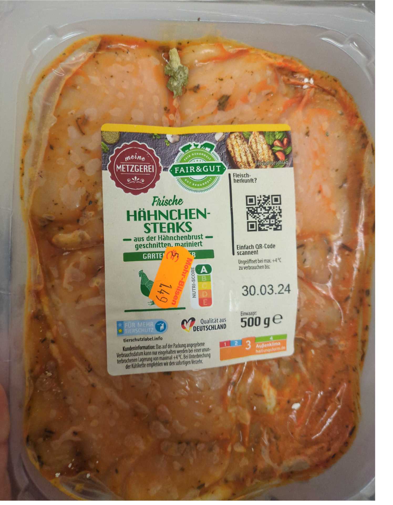 Hähnchen Steaks