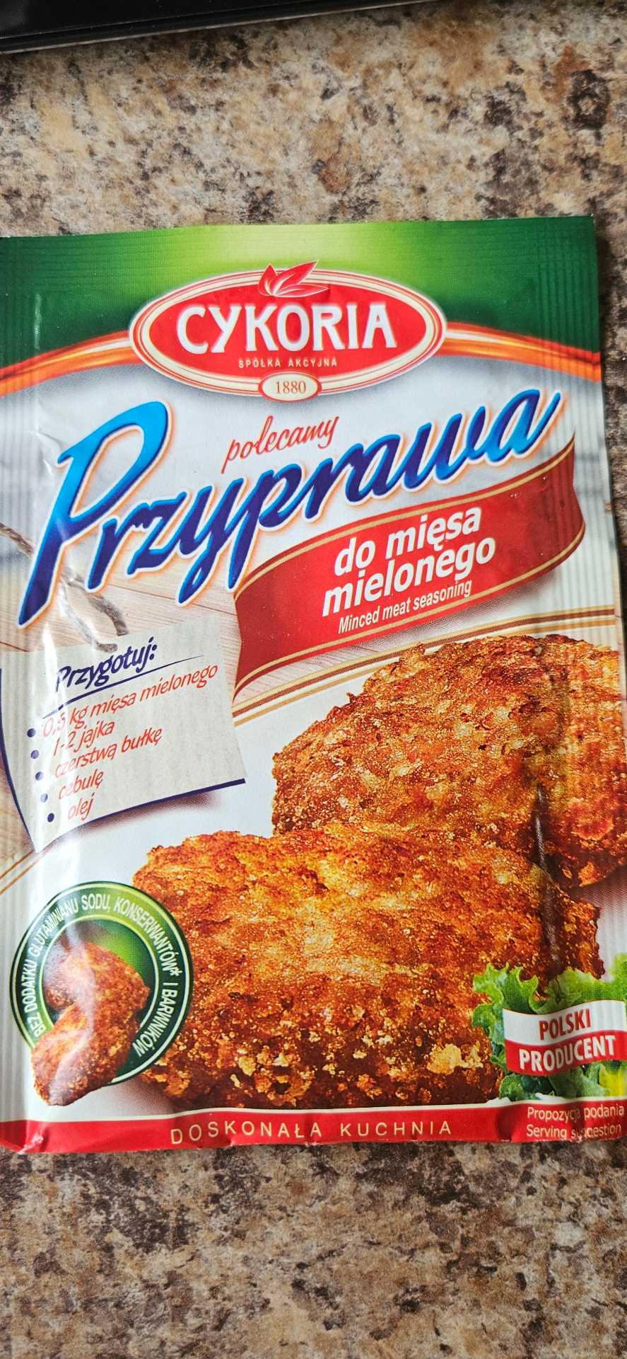 Przyprawa do mięsa mielonego