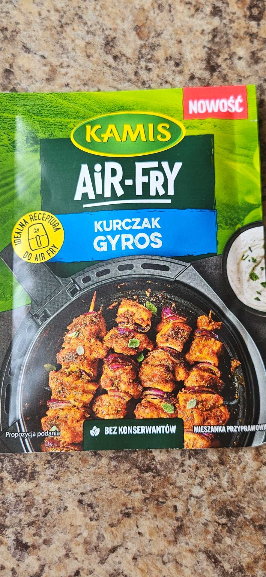 Air-fry kurczak gyros