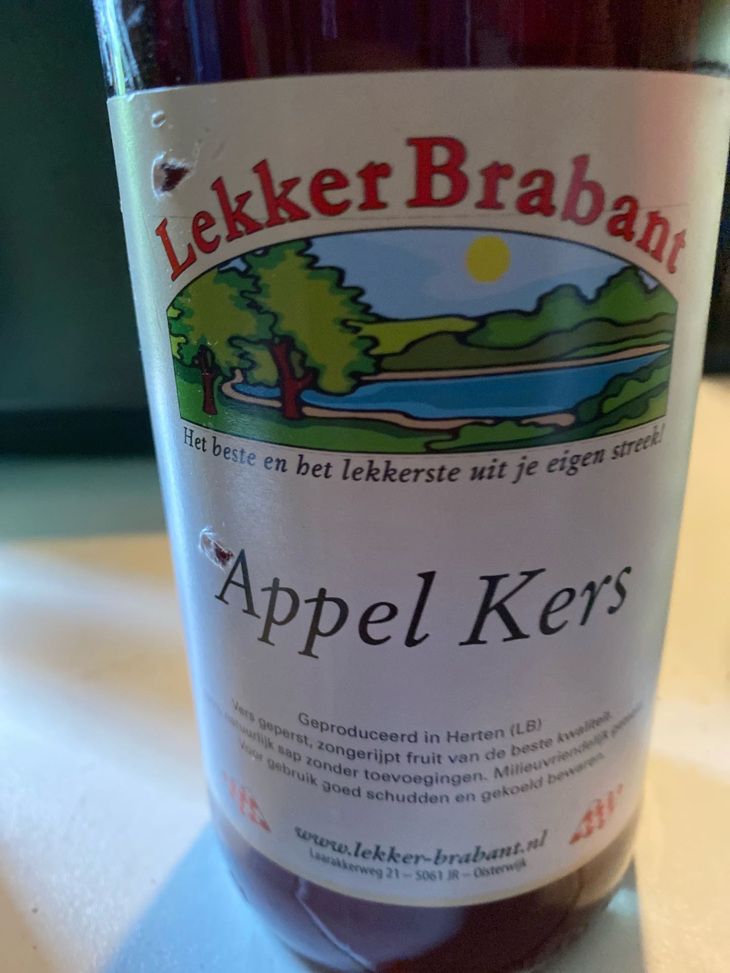 Appel Kers sap
