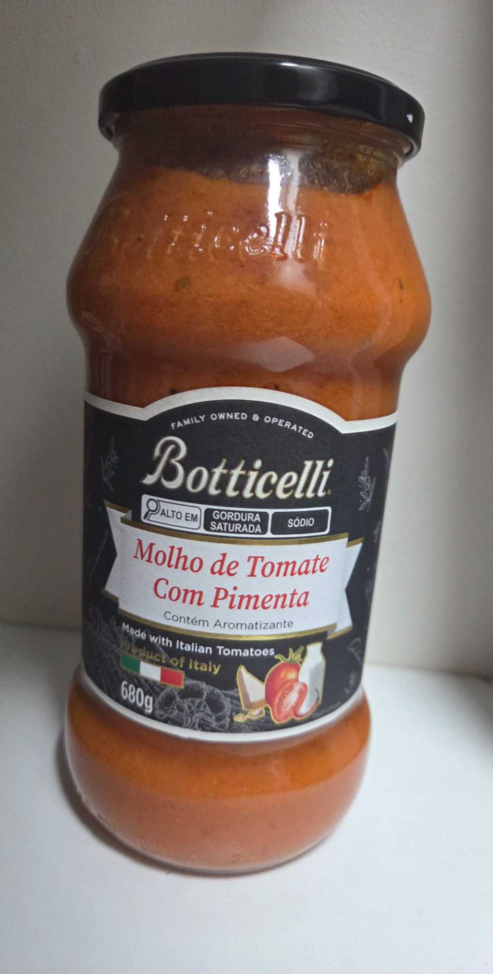 Molho de Tomate com Pimenta