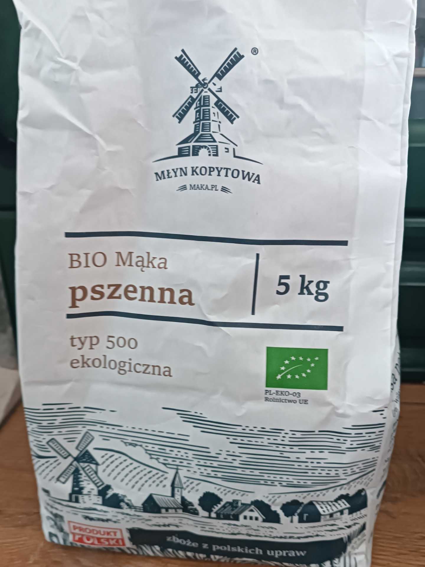 Bio mąka pszenna 500