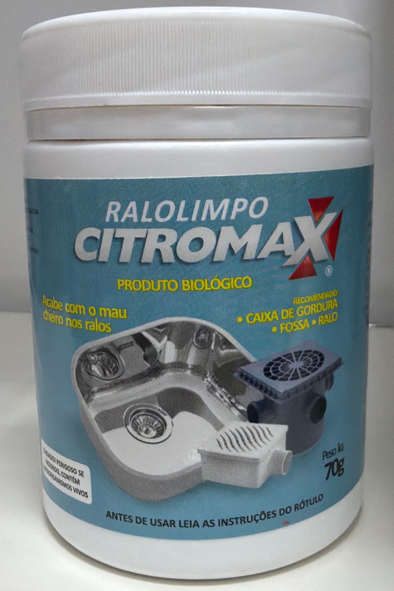 Limpador de Ralo em Pó