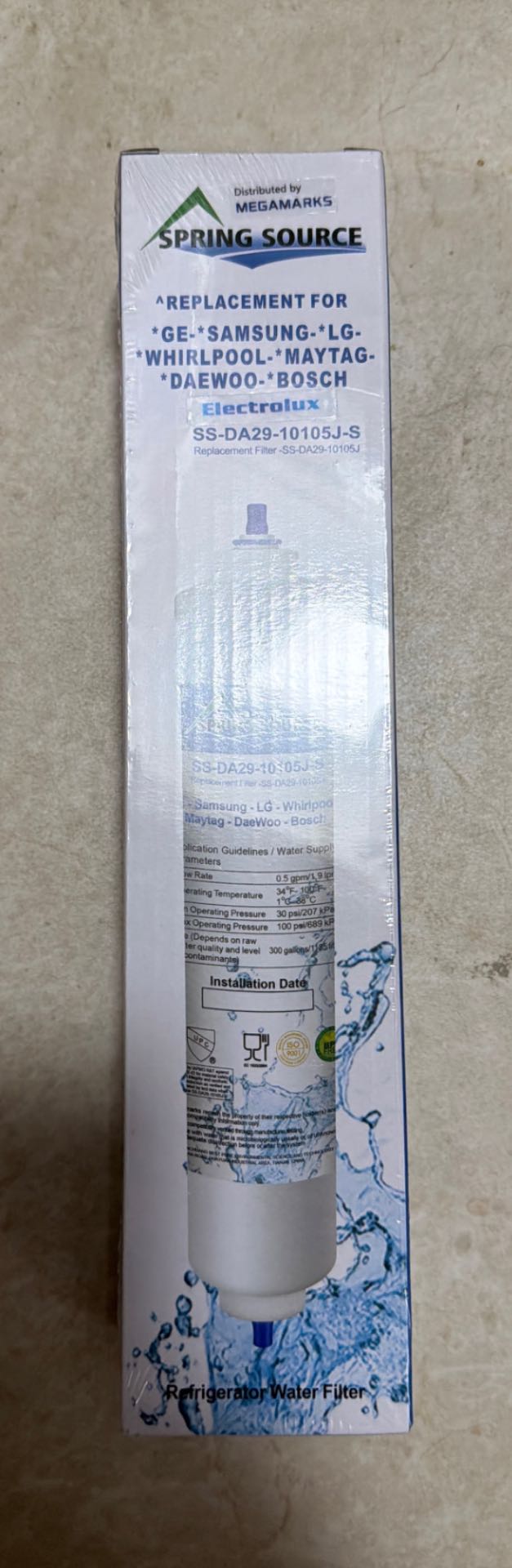 Filtro de Água para Geladeira