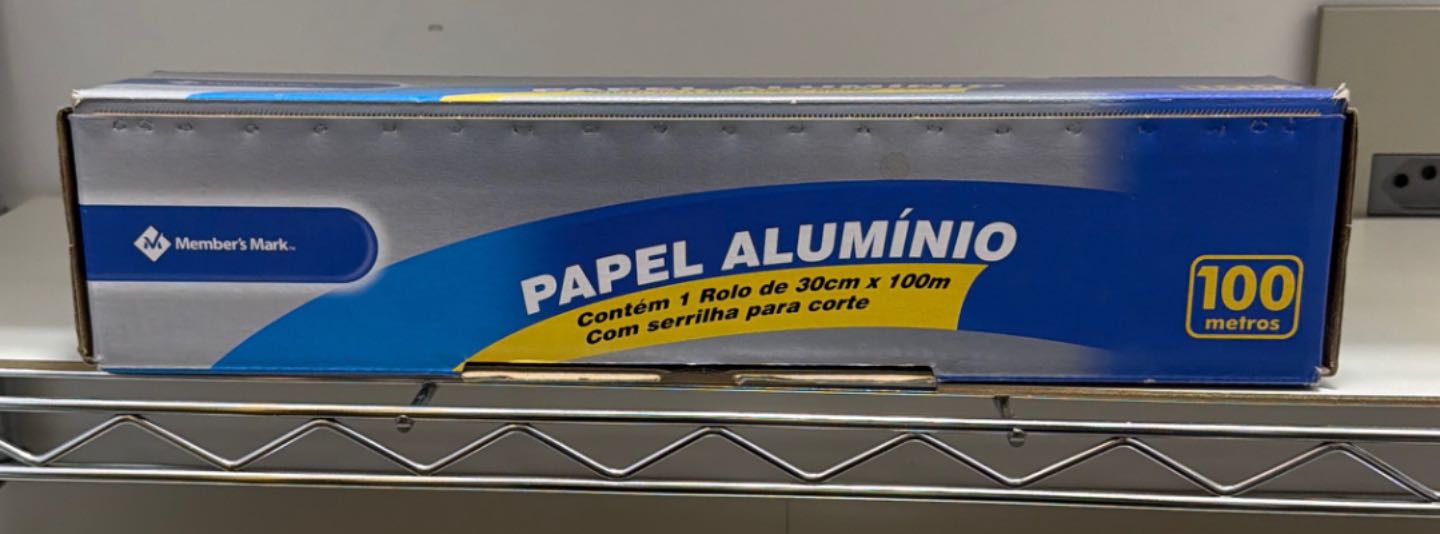Papel Alumínio 100 metros