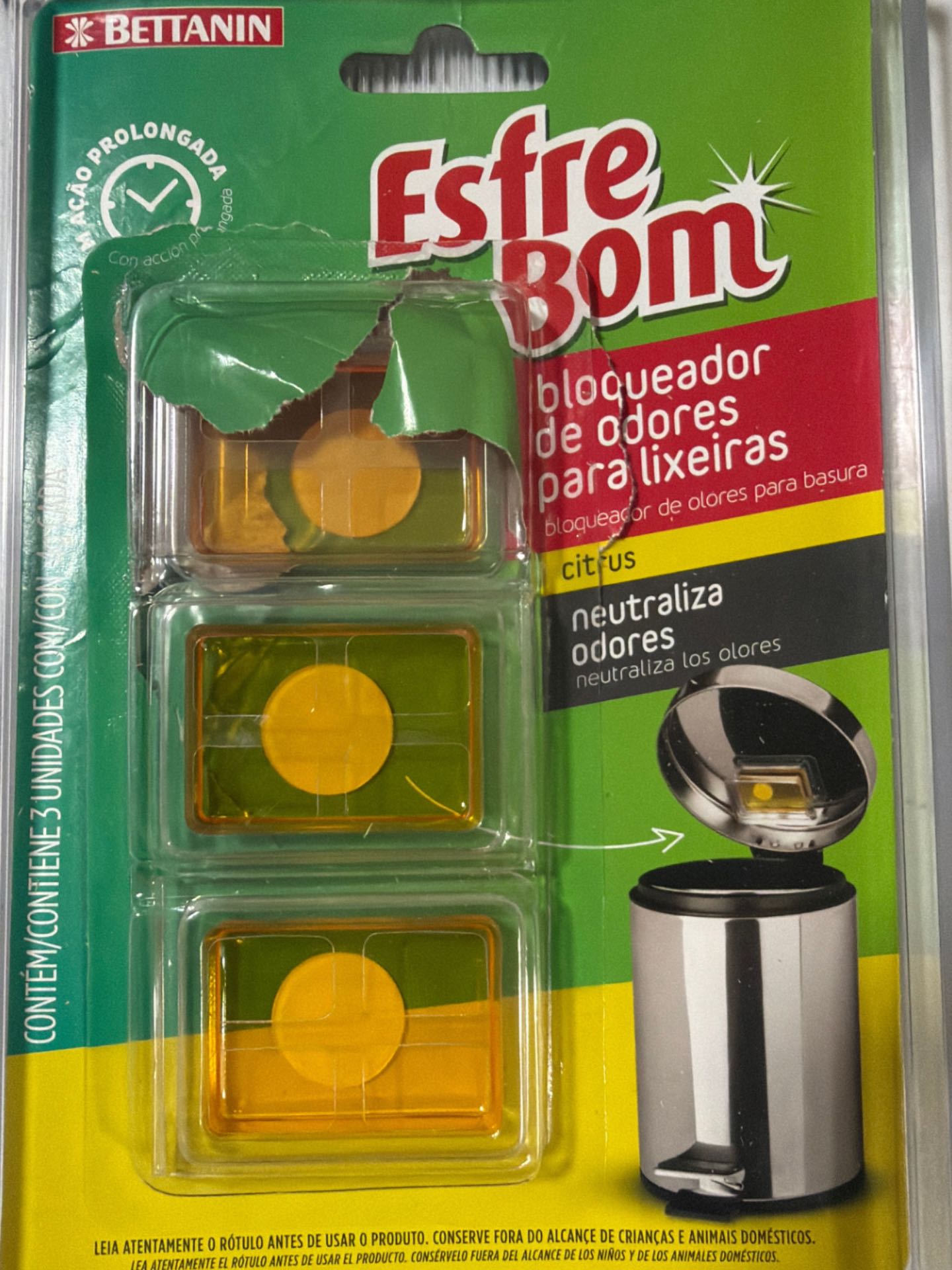 Bloqueador Odor Lixeira