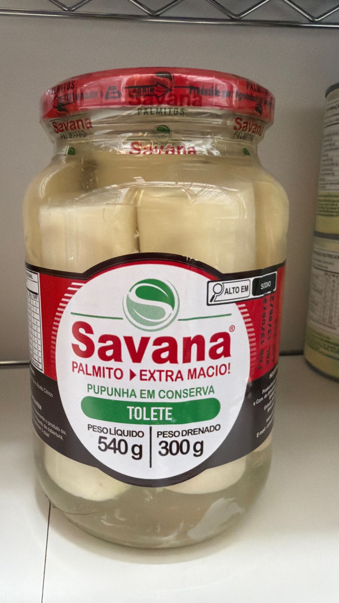 Palmito em Conserva